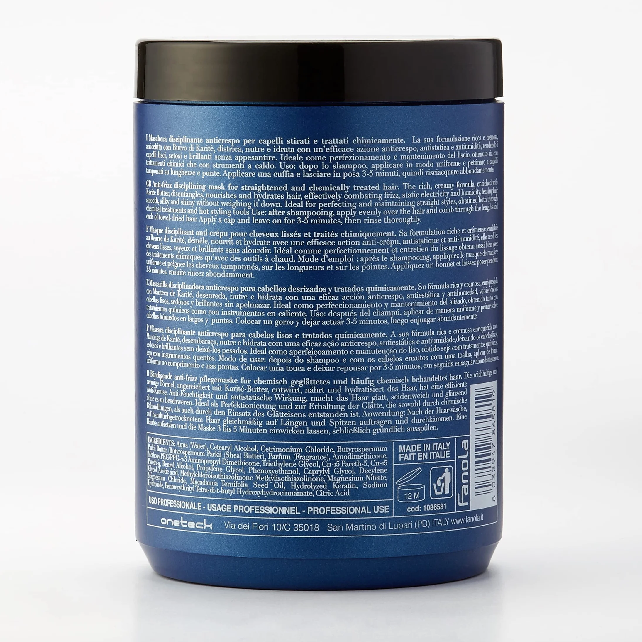 FANOLA KERATERM Maska z keratyną do włosów puszących się 1000ml