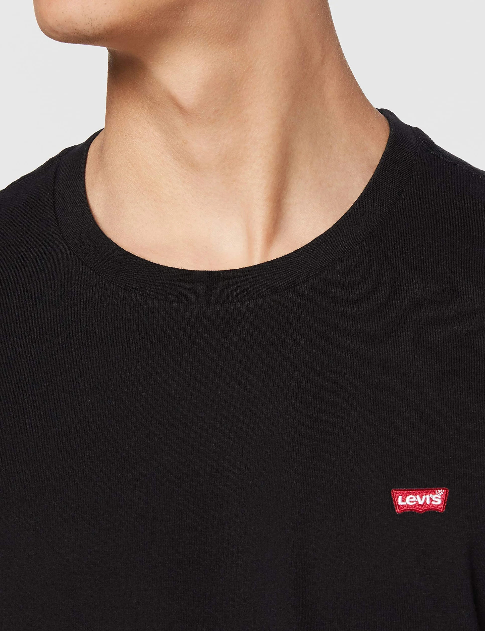 Levi's Mężczyźni Ss Original Housemark Tee T-Shirt, Stonewashed Black, L