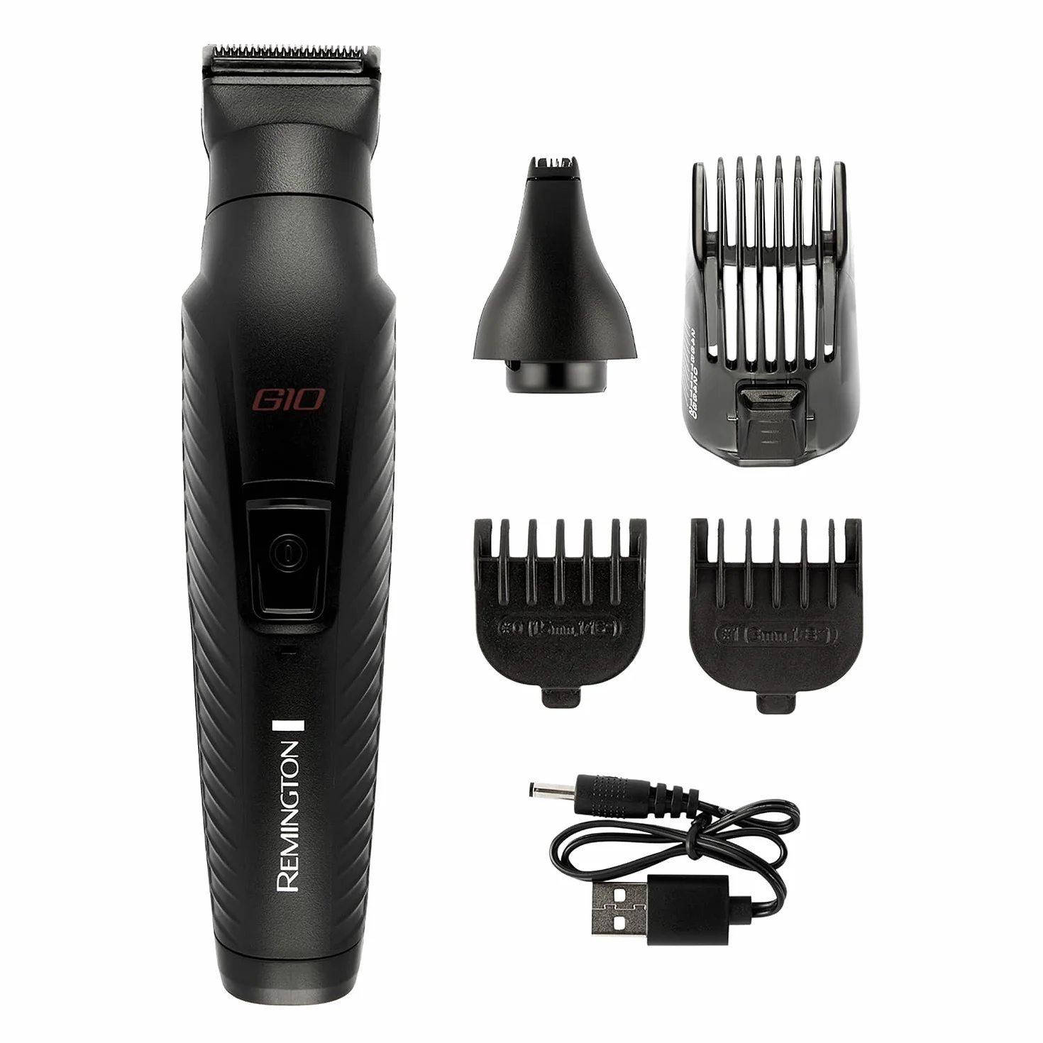 Remington Trymer do brody i włosów G10 PG2100 zestaw 10w1 grafitowa powłoka ładowanie USB