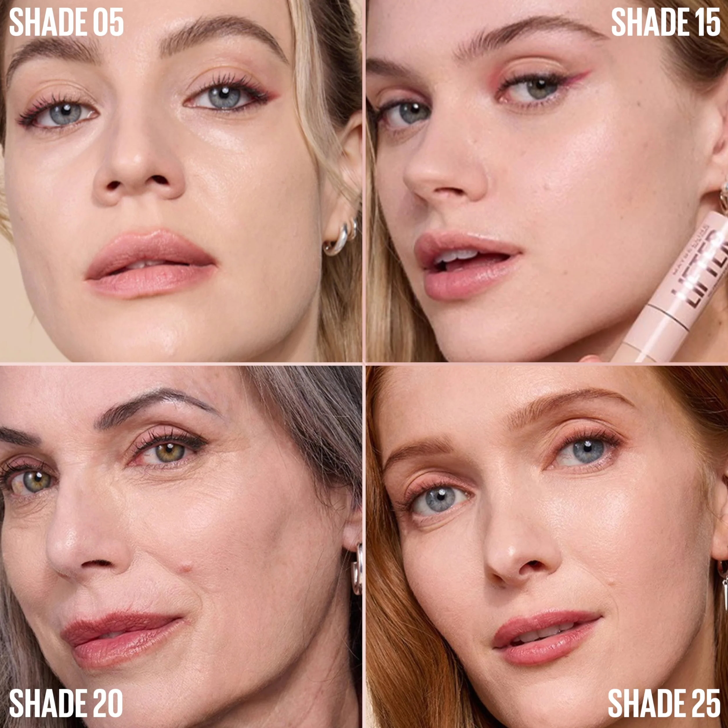 Maybelline New York korektor do twarzy Lifter Concealer, do wszystkich rodzajów skóry, formuła nawilżająca, z kofeiną i peptydami, odcień: 30, 11 ml