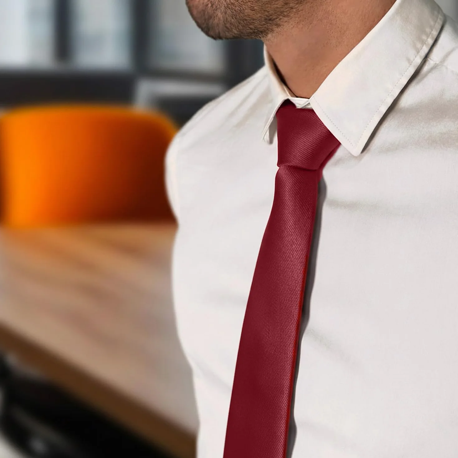 OcioDual Krawat klasyczny, czarny, ręcznie wykonany, elegancki na uroczystości, wydarzenia, wesela, imprezy i do biznesu, męski krawat na prezent, unisex, męski krawat