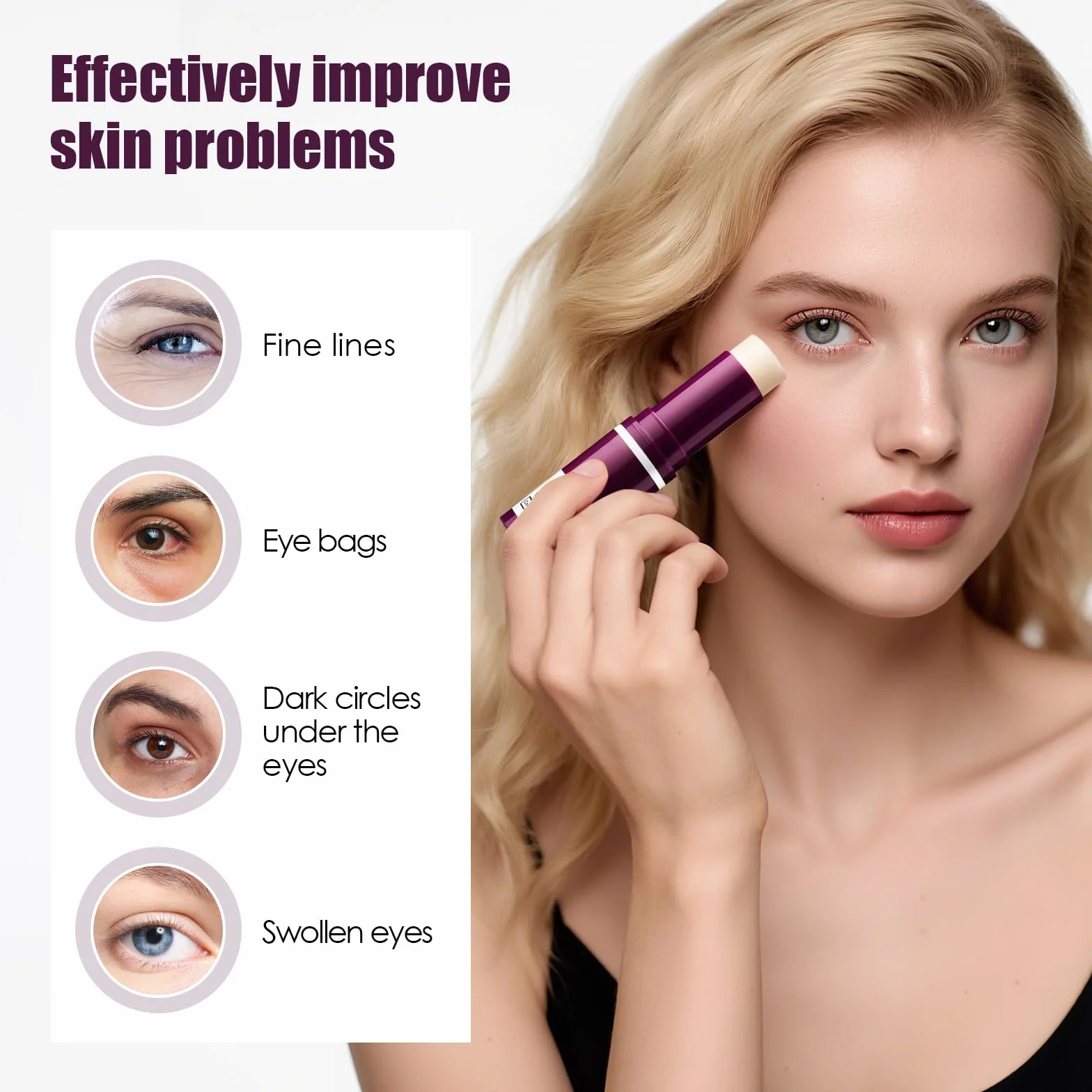 Cemenrete Calcium Multi Balm 2 sztuki przeciwstarzeniowy ujędrniający koreański korektor do skóry nawilżający balsam do oczu szyi twarzy