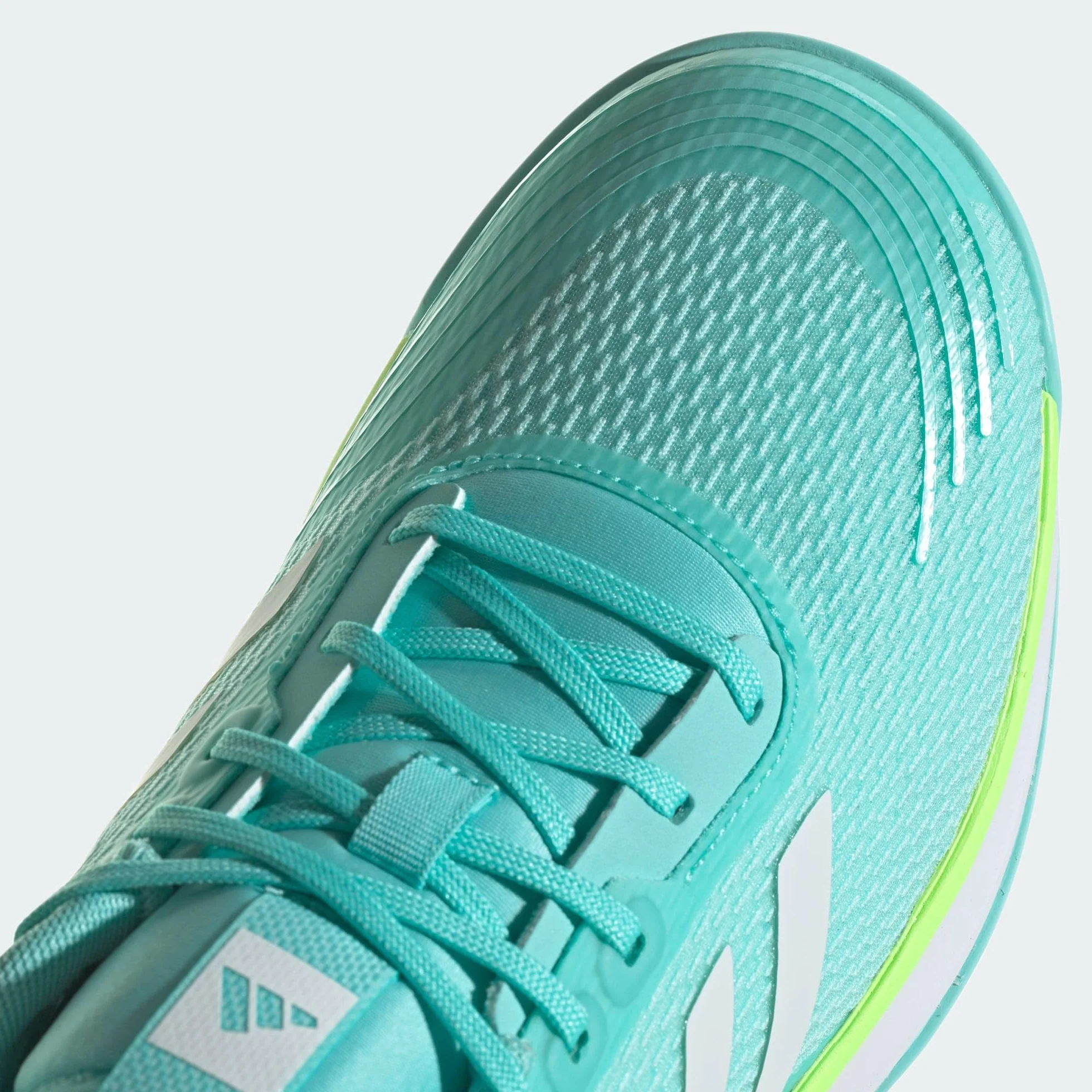 adidas Kobiety Novaflight Volleyball Shoes, Flash Aqua/Cloud White/Lucid Lemon, 41 1/3 EU