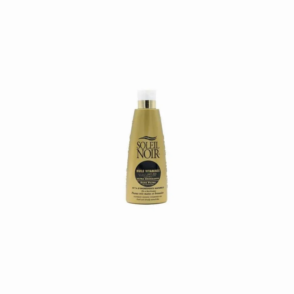 Soleil Noir Witaminowany olej, bez filtra, ultra-brązowy kolor, 150 ml