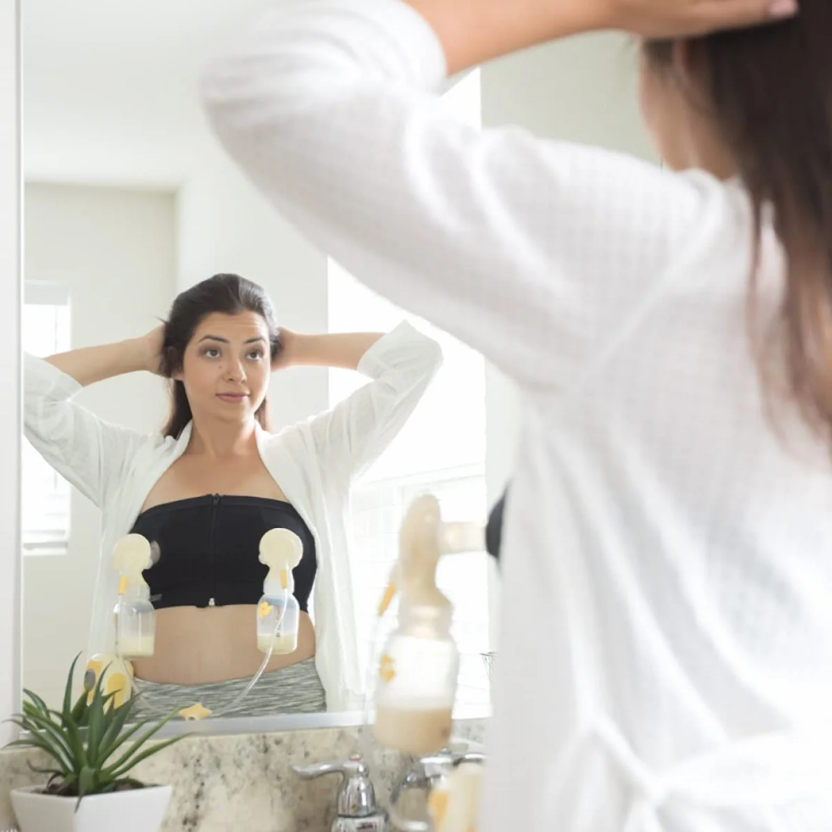 Medela Biustonosz ciążowy Kobiety Easy Expression Bustier (1 w zestawie)
