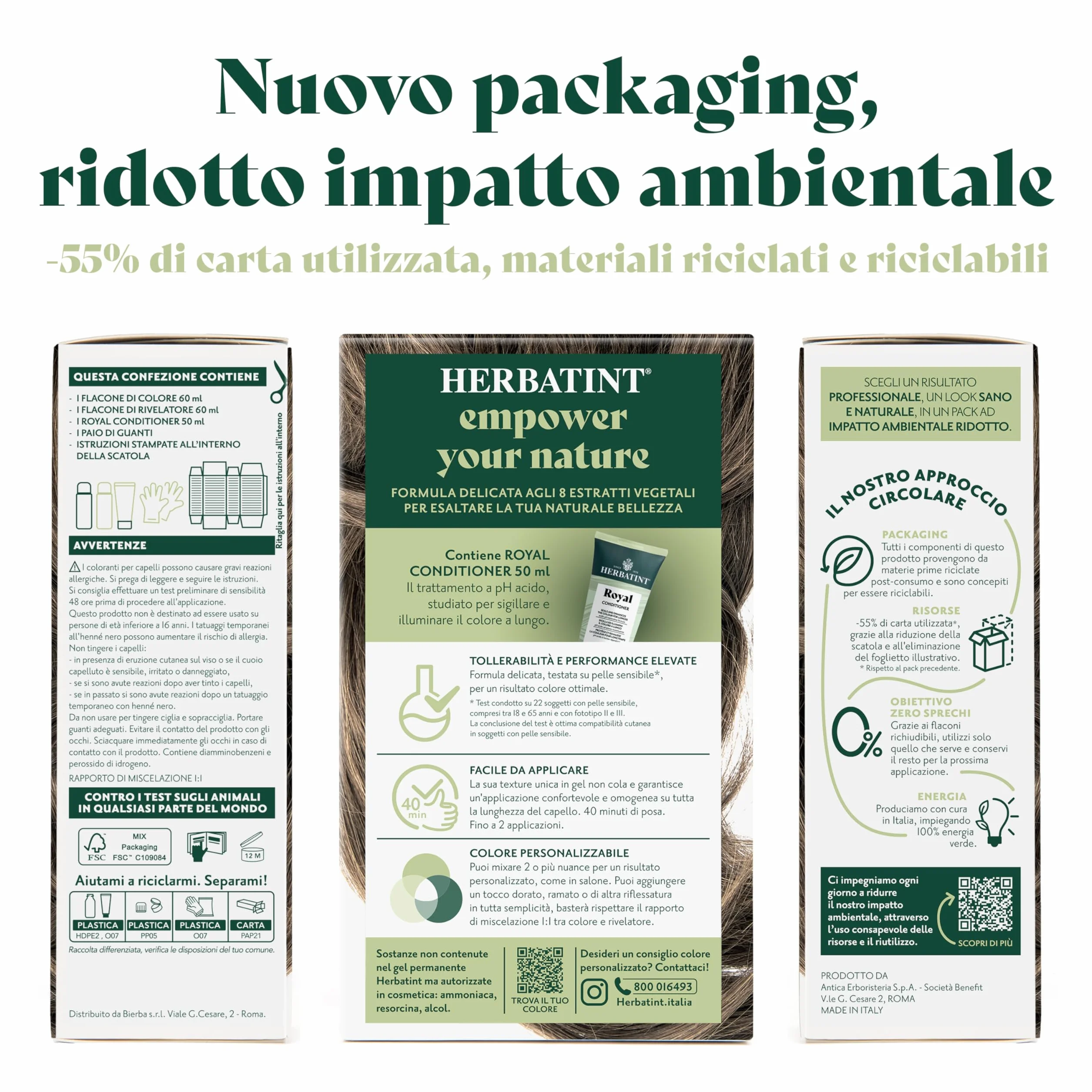 Herbatint Żel do farbowania włosów 6N ciemny blond 170 ml bez amoniaku 100% białe włosy wrażliwa skóra 8 naturalne ekstrakty organiczne