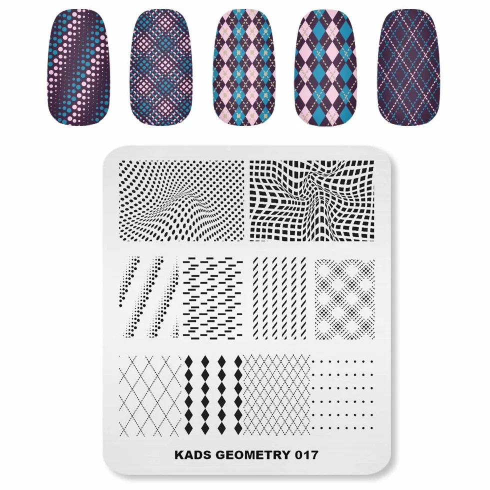 Pieczątki do paznokci ze stali nierdzewnej, szablon, manicure, sztuka paznokci, dekoracja "zrób to sam"