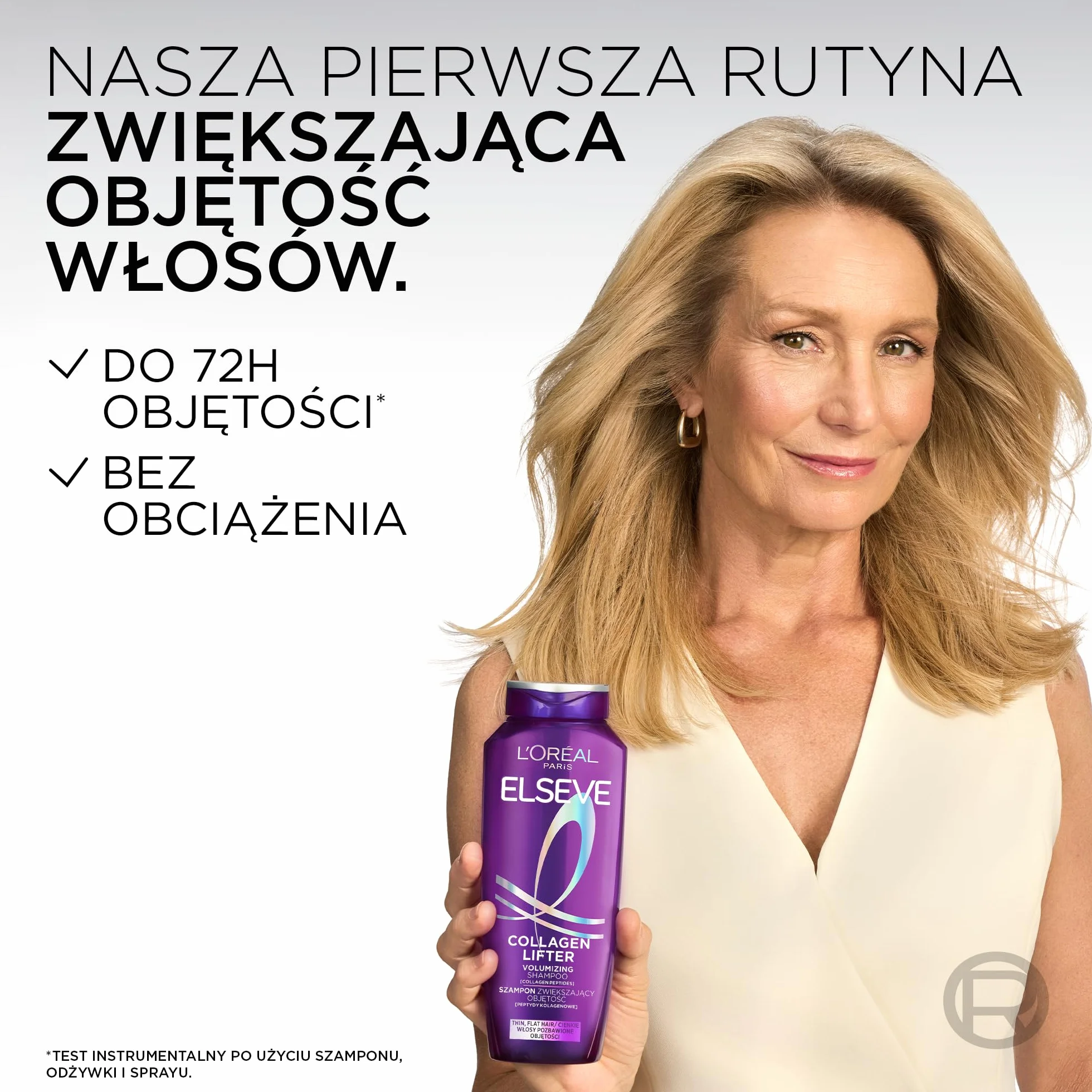 L'Oreal Paris Elseve Collagen Lifter Szampon zwiększający objętość do włosów cienkich, pozbawionych objętości 400 ml