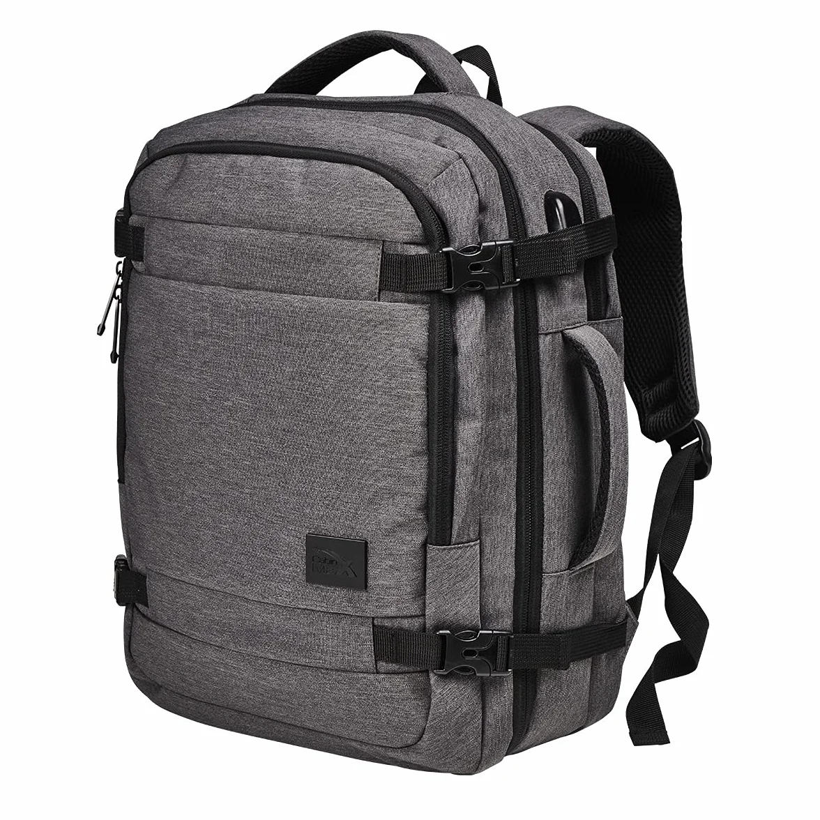 Cabin Max Svalbard Torba kabinowa Stowaway pod siedzenie z recyklingu, 40 x 30 x 20 cm, pasuje do Wizz Air i Easyjet, Szary, 40 x 30 x 20cm, Swobodny