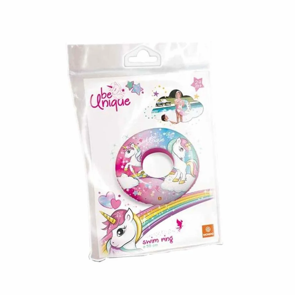 Mondo Uniseks - Dzieci Unicorn MOO16778 Koło do Pływania, Wielokolorowy, Ø 50 cm