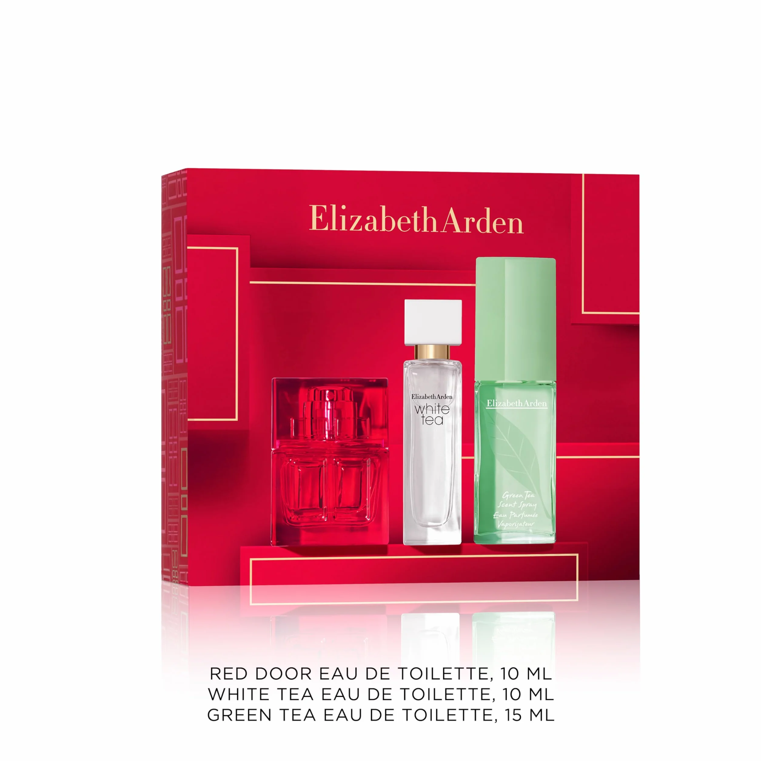 Elizabeth Arden Prestige Fragrance Coffret 3-częściowy zestaw upominkowy czerwone drzwi zielona herbata biała herbata