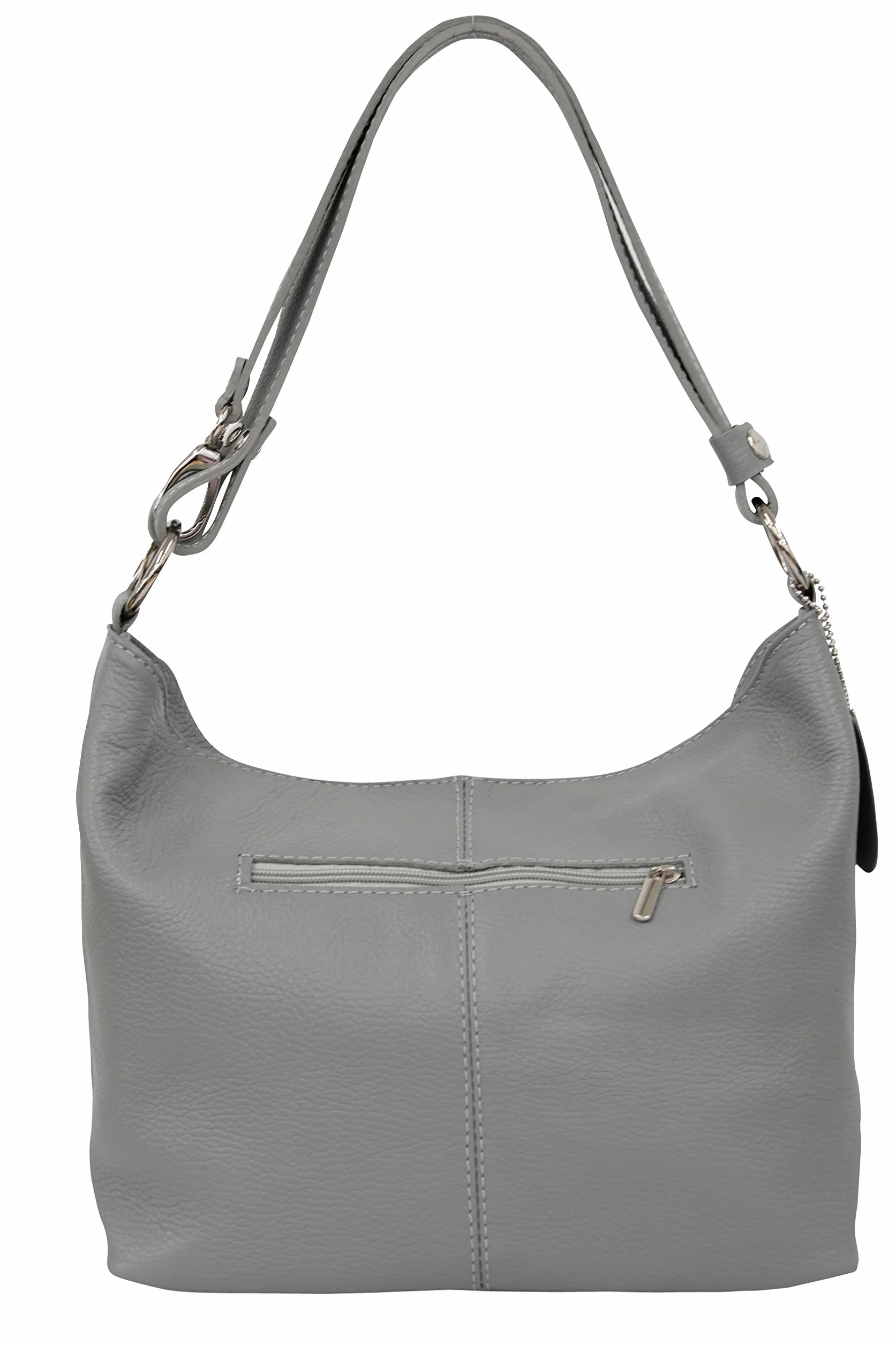 AMBRA Moda Damska skórzana torebka na ramię torba na ramię Hobo bag GL005
