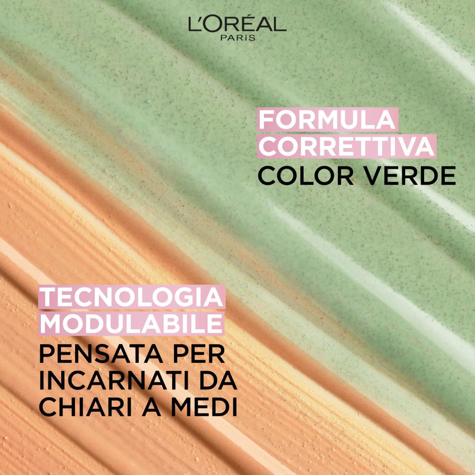 L'Oréal Paris Magic CC Cream 24H krem nawilżający zielony krem nawilżający 5 w 1, uniwersalny odcień o długotrwałej aksamitnej skórze, 2 butelki po 30 ml