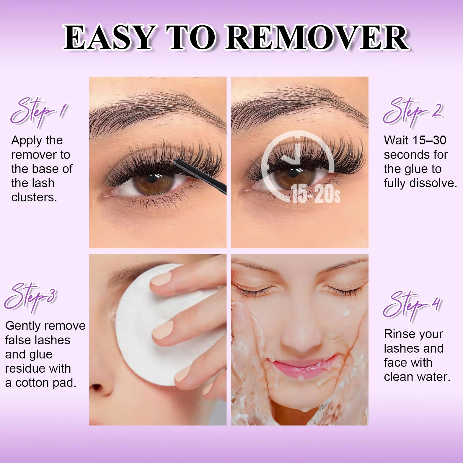Wendy Lashes Lash Bond and Seal 3 w 1 klej do rzęs wodoodporny długotrwały