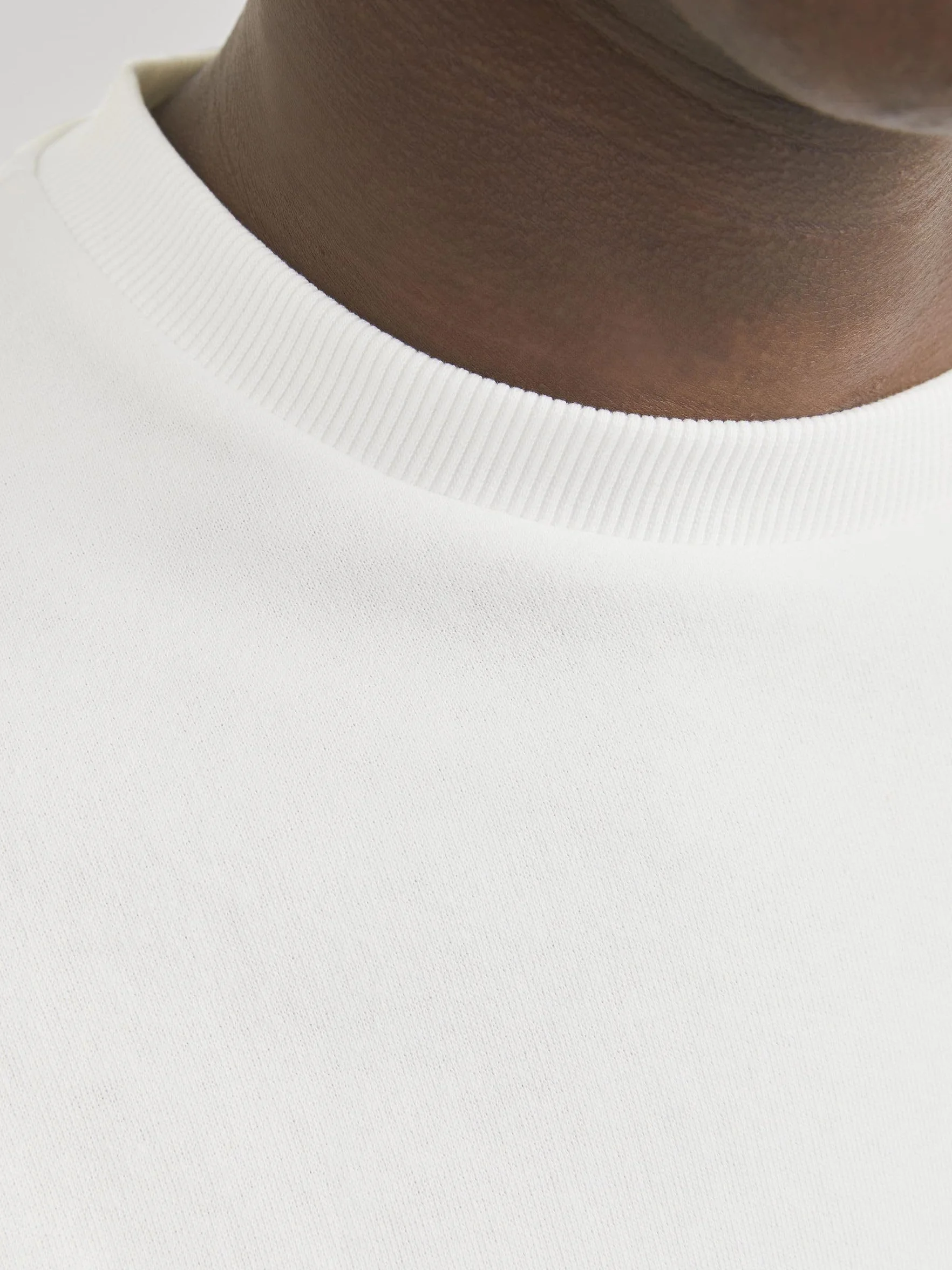 JACK & JONES Jjebradley Sweat Crew Noos męskie, Cloud Dancer, L