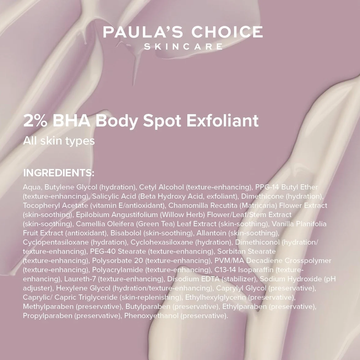 Paula's Choice 2% BHA złuszczający do ciała - Peeling Usuwa martwe komórki i redukuje zaczerwienienia - dla skóry miękkiej i gładkiej - z kwasem salicylowym i rumiankiem - Wszystkie rodzaje skóry -