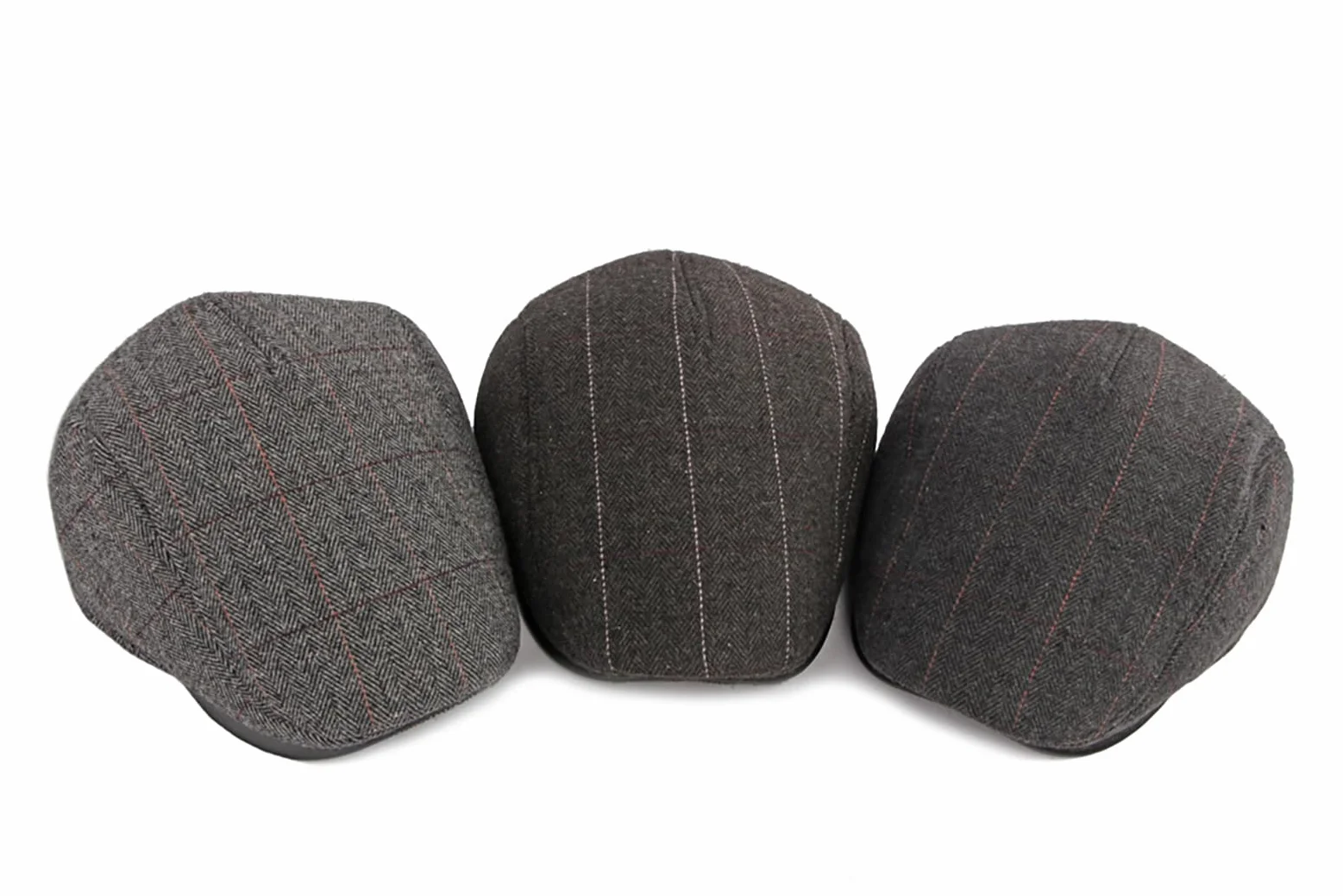 YAMEE Beret zimowa męska ze składaną klapką na uszy, wiatroszczelna, czapka zimowa dla mężczyzn w stylu retro, beret, ciepła czapka z suwakiem, dla mężczyzn i kobiet, czapka Cabbie Cap