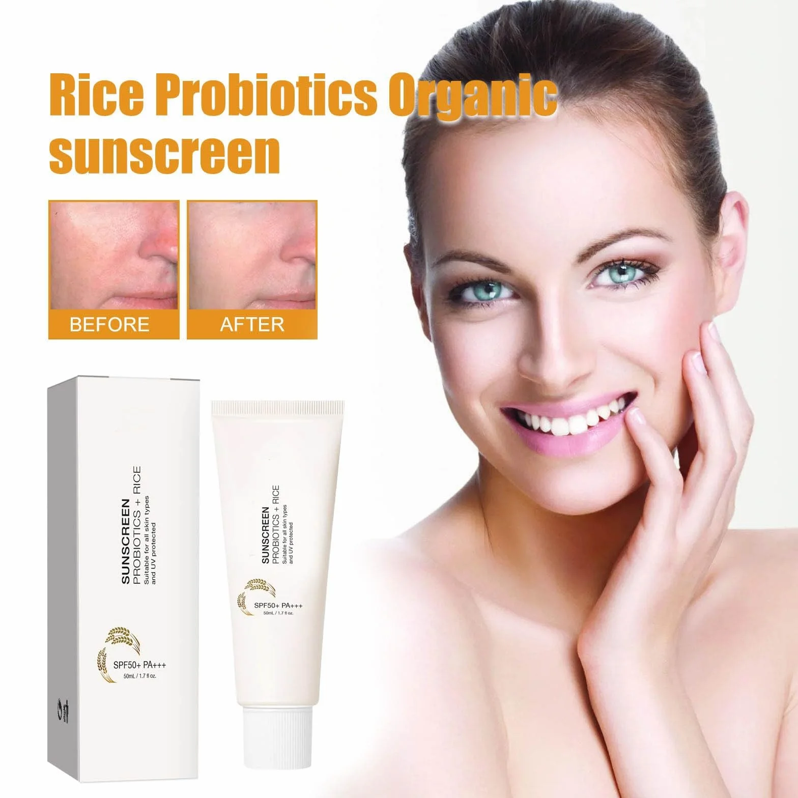 Relief Sun Rice Probiotics SPF 50+ PA++++ Sunscreen Korean do twarzy