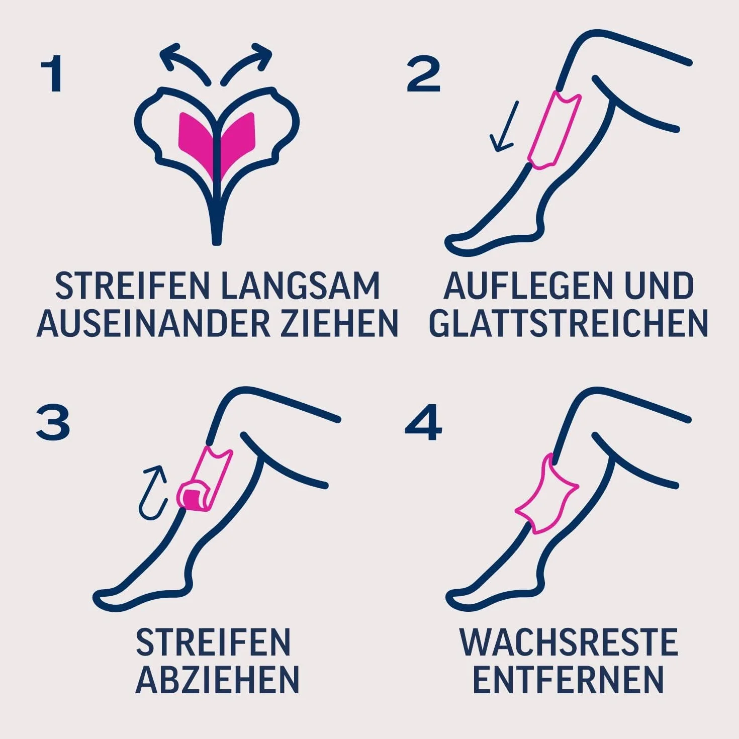 Veet Paski woskowe Easy-Gelwax Technology nogi i ciało do skóry wrażliwej, 20 sztuk