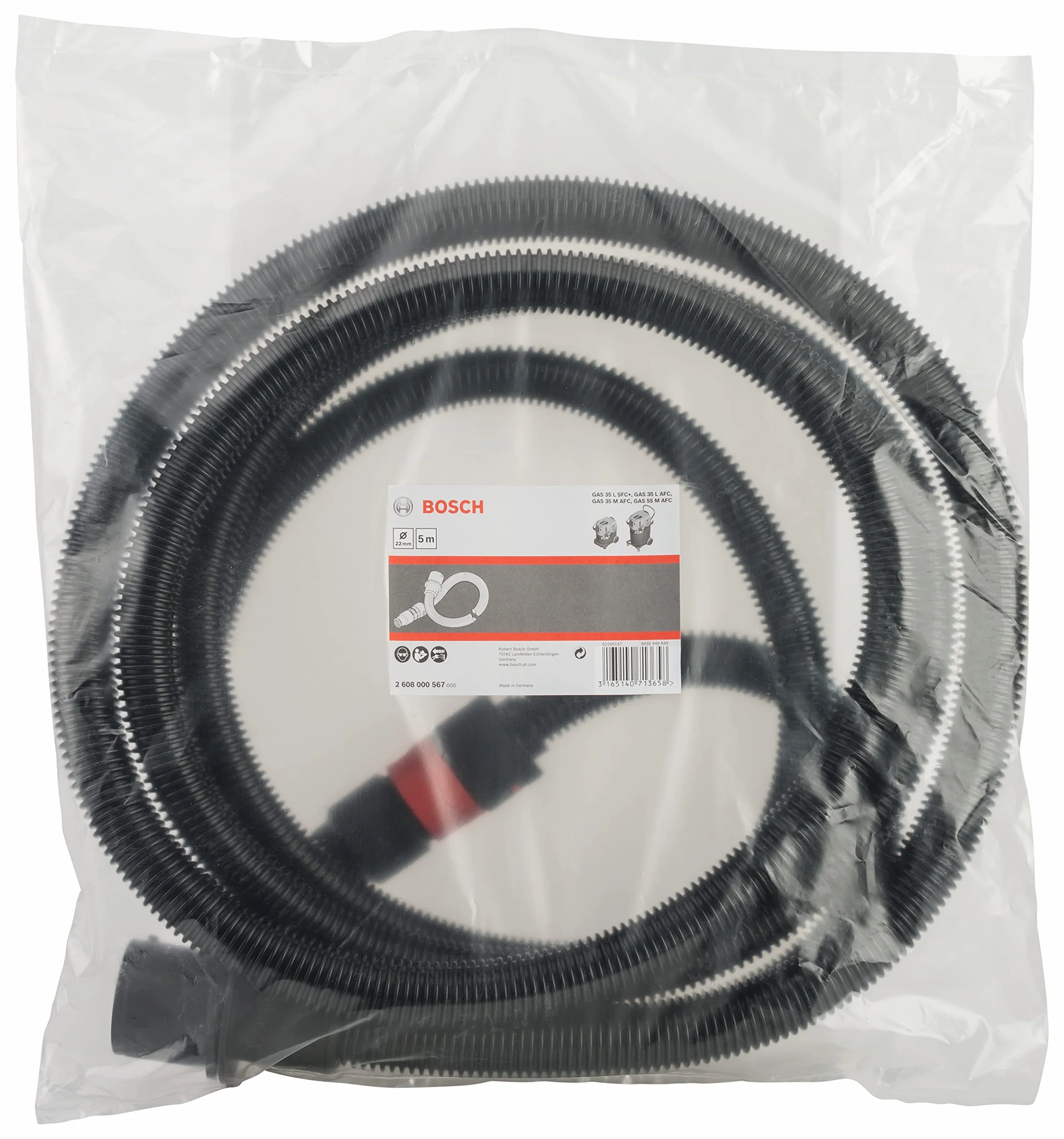 Bosch Profesional WĄŻ DO GAS Z ADAPTEREM Ø22MM, 5M