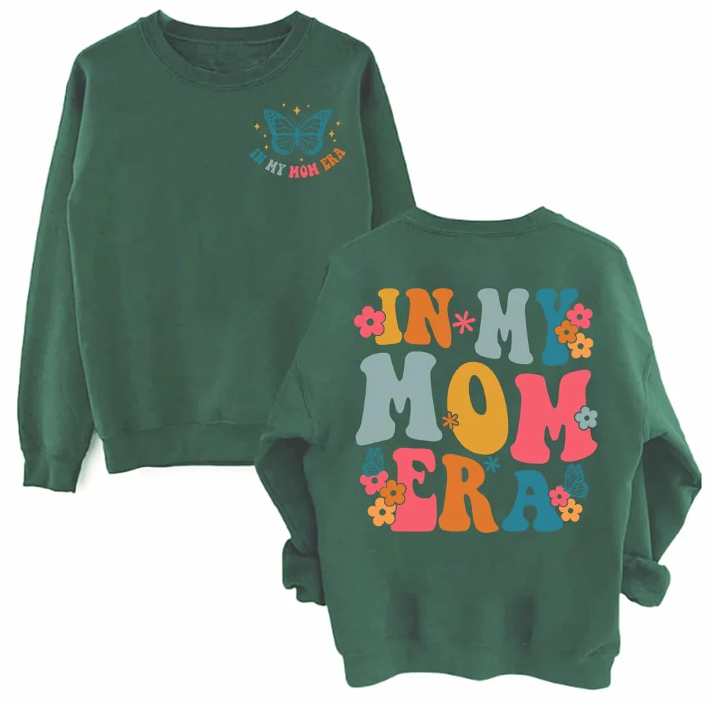Bluza In My Mama Era, Bluza In My Mom Era, In My Mama Era Koszula Damska Mama Bluza, Bluzy Mama