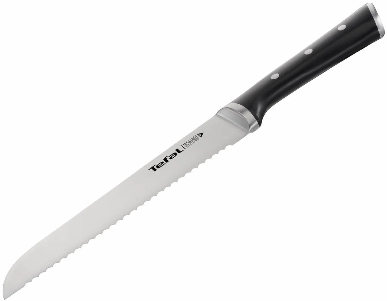 TEFAL Ice Force K2320414, Nóż do chleba, Stal nierdzewna 20 cm