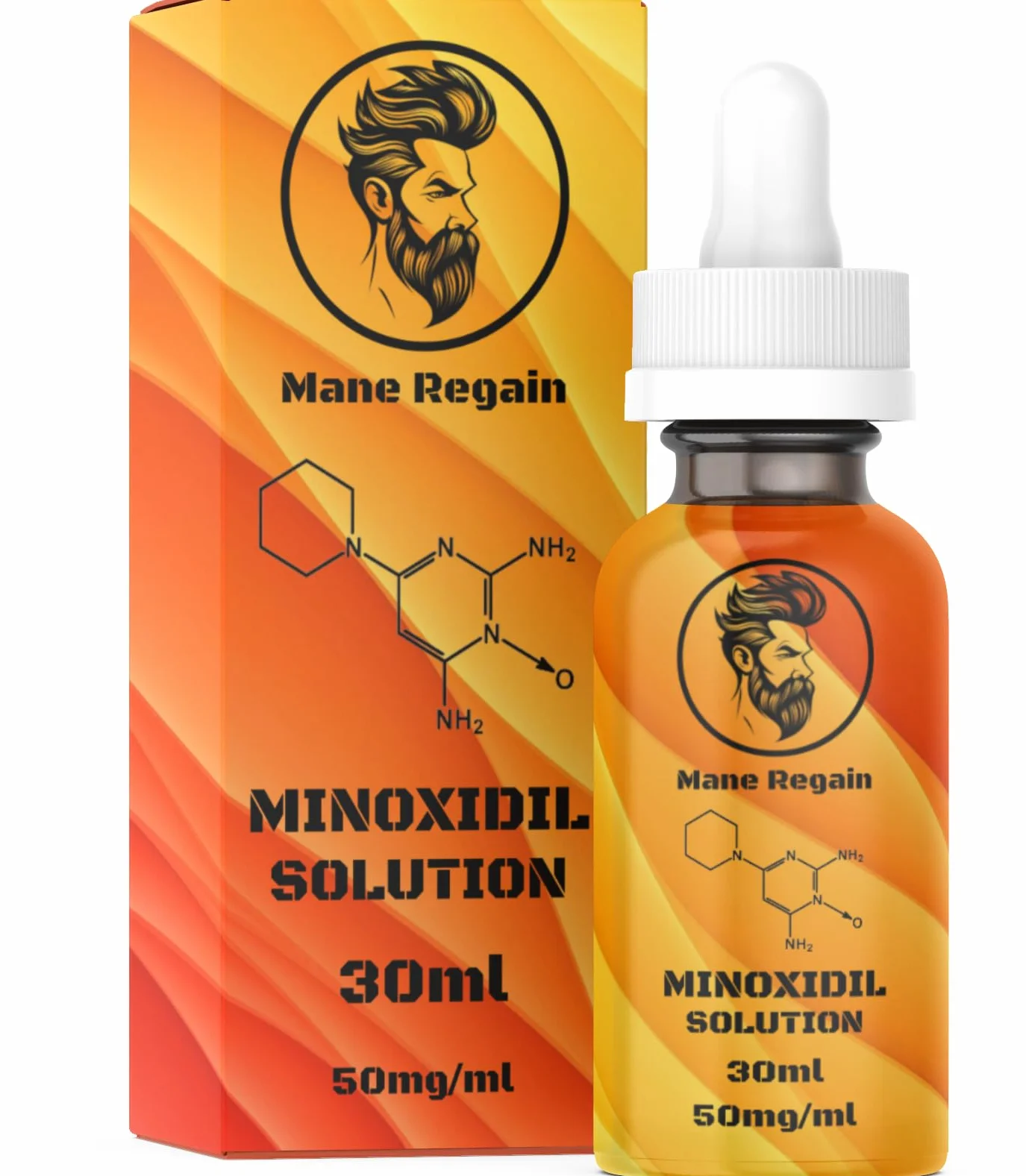 Minoxidil 5% Solution Serum do Odrastania Włosów na Wypadanie Włosów