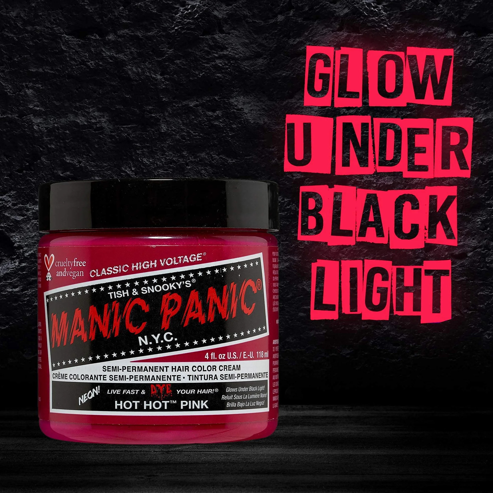 Manic Panic High Voltage Classic Cream Hair Dye Hot Hot Pink