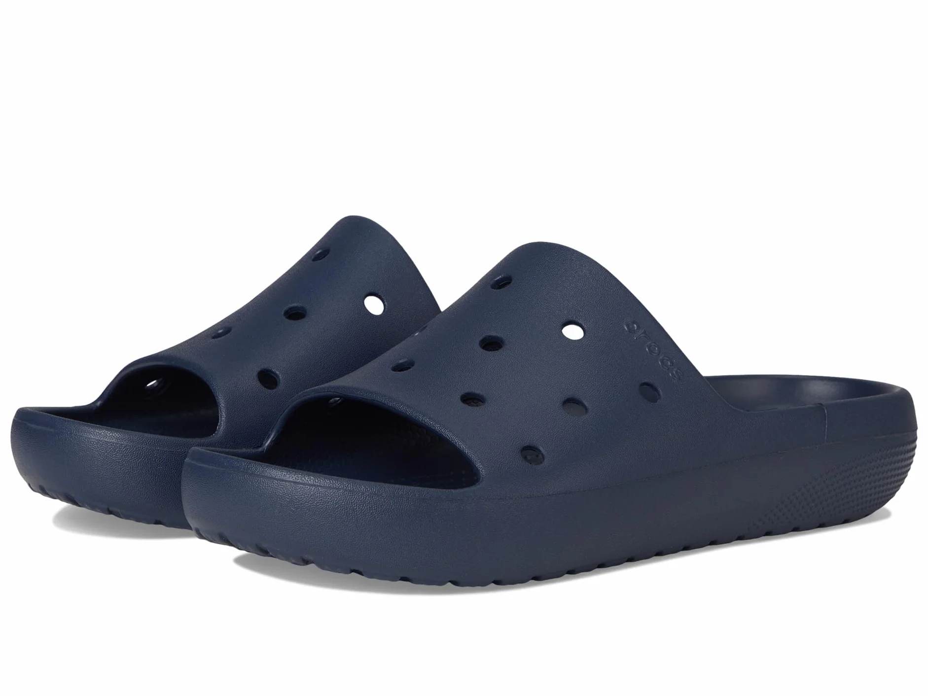 Crocs Sandały męskie Classic Slide V2, granatowy, 11 UK