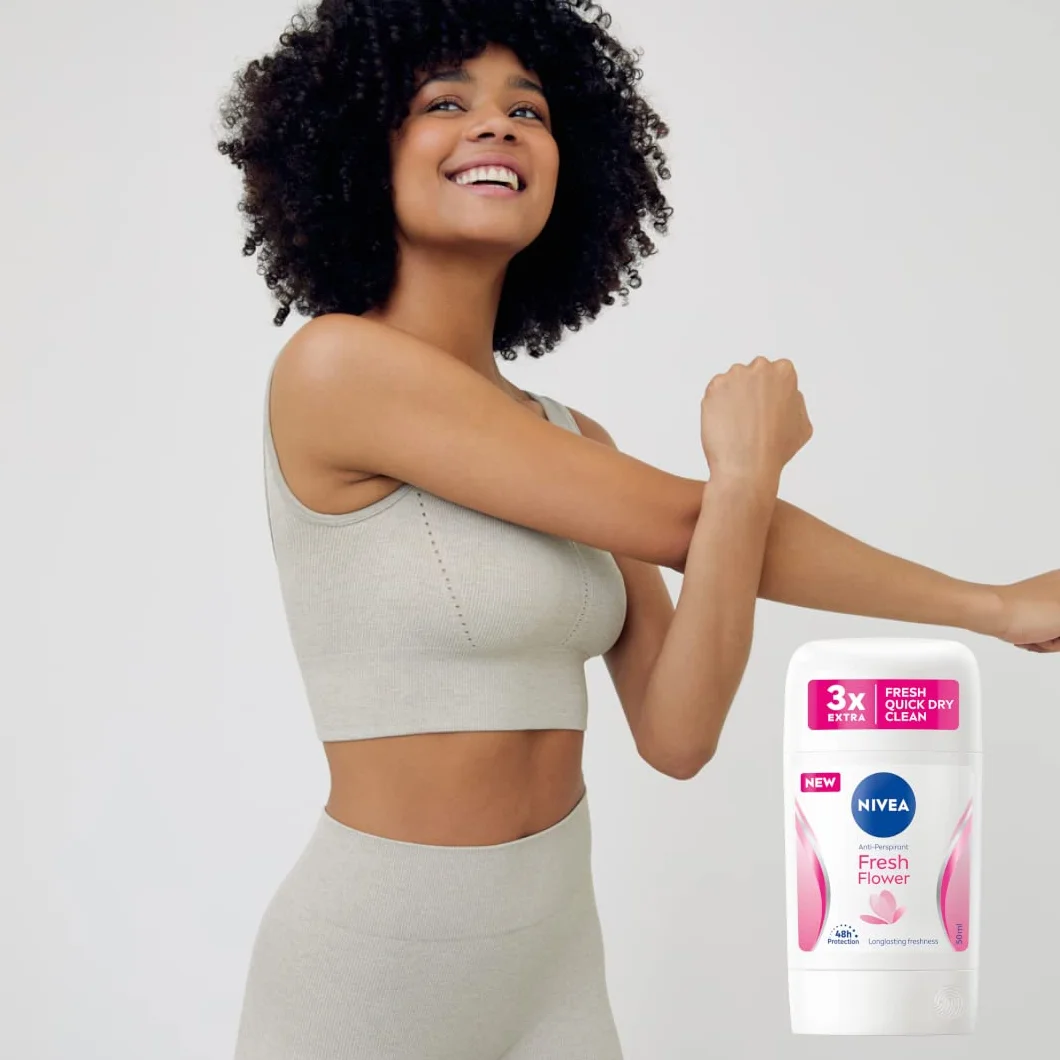 NIVEA Fresh Flower 48h Antyperspirant w sztyfcie dla kobiet, 50 ml