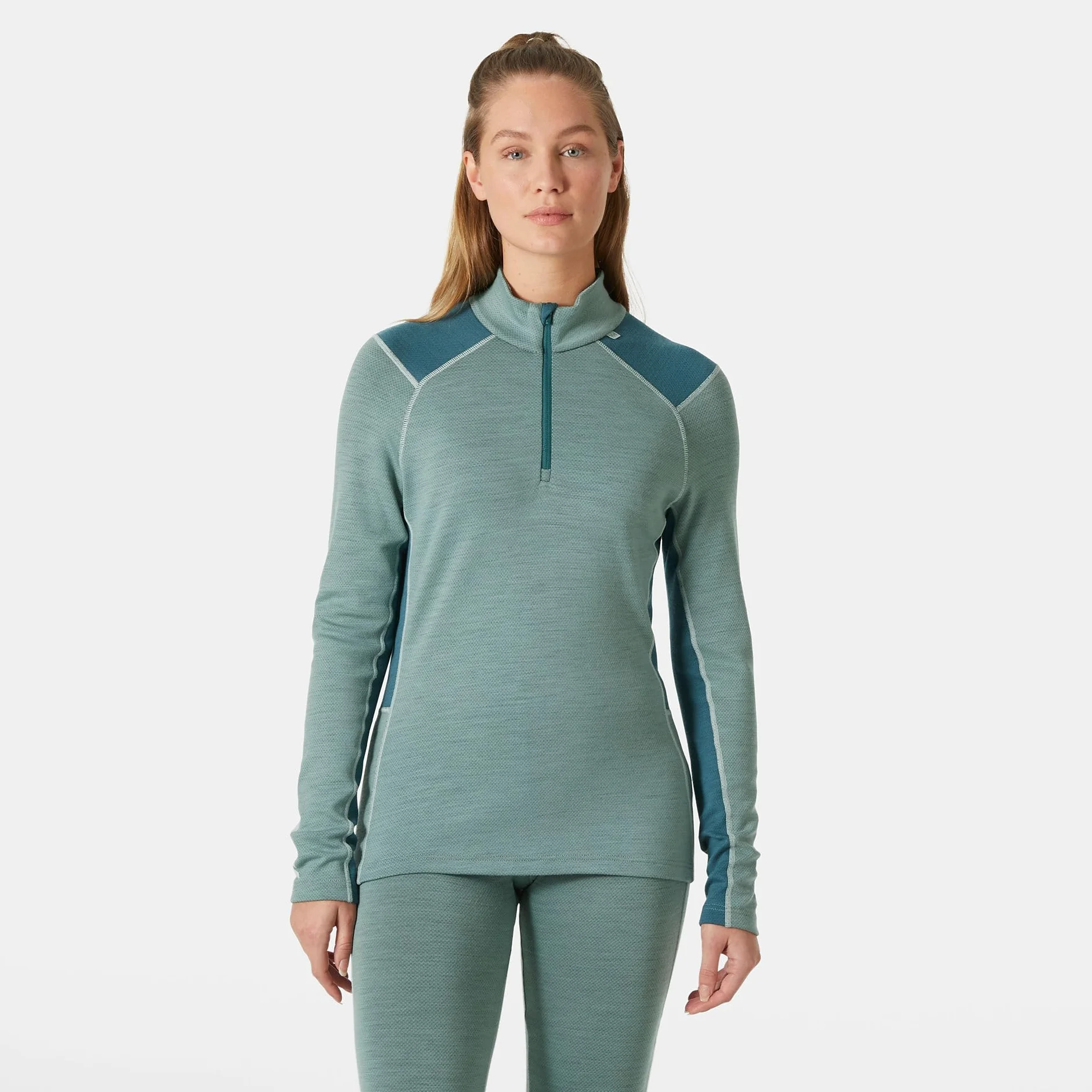 Helly Hansen Damska koszulka sportowa W LIFA Merino Midw z zamkiem 1/2 Ls