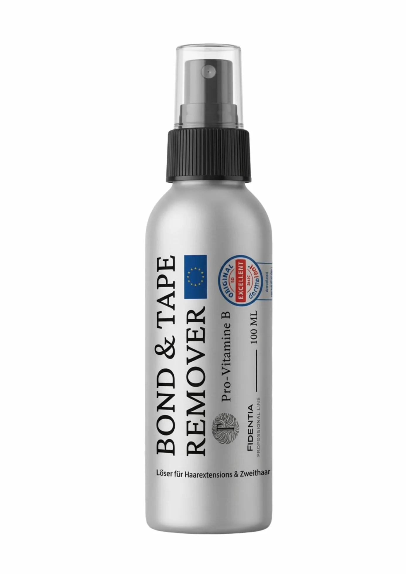 Fidentia Tape Remover | Rozpuszczalnik do kleju do włosów, przedłużania włosów, przedłużania taśmą i peruk, 100ml