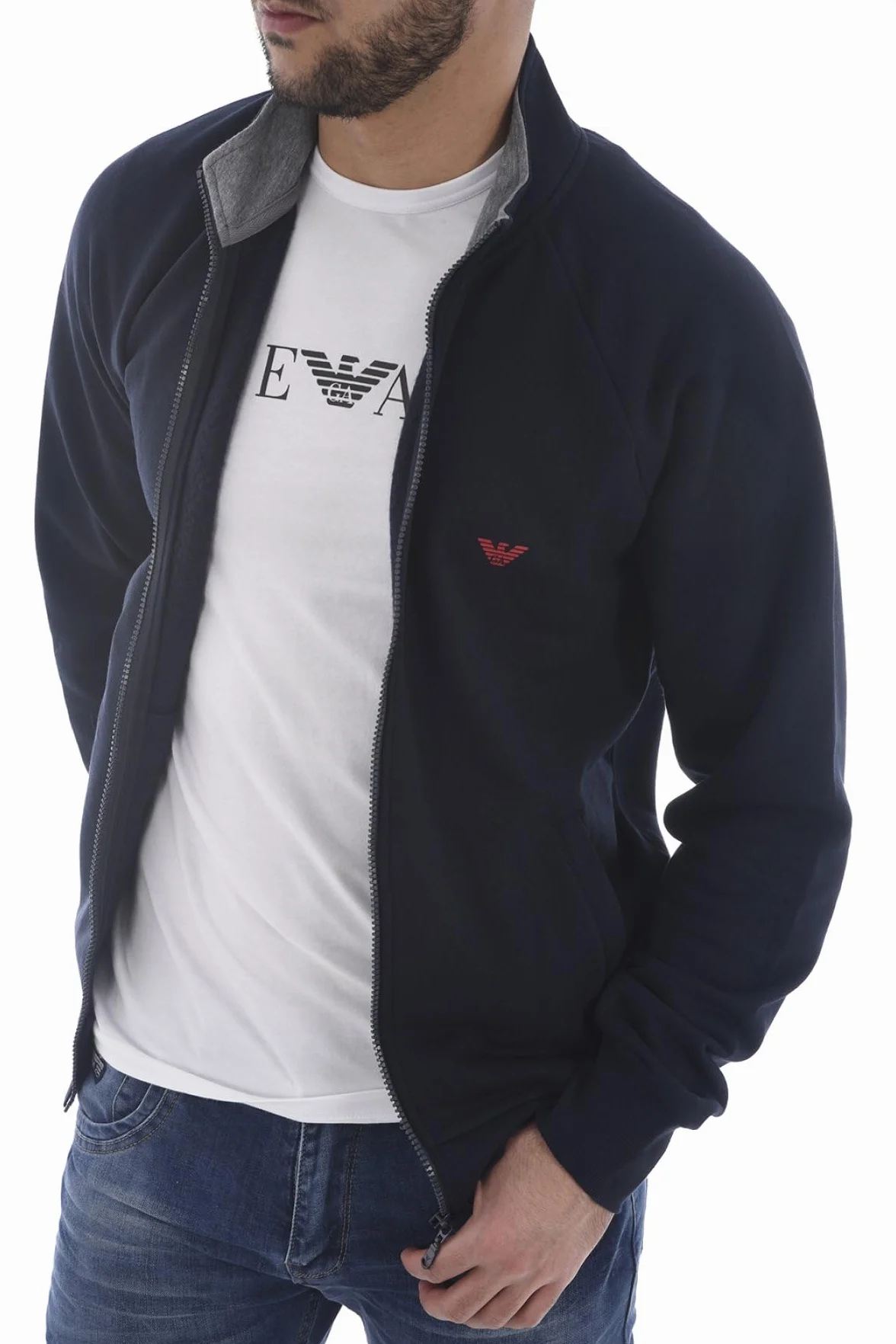 Emporio Armani Mężczyźni Koszulki Piżamy, Biały, M (2 szt.)