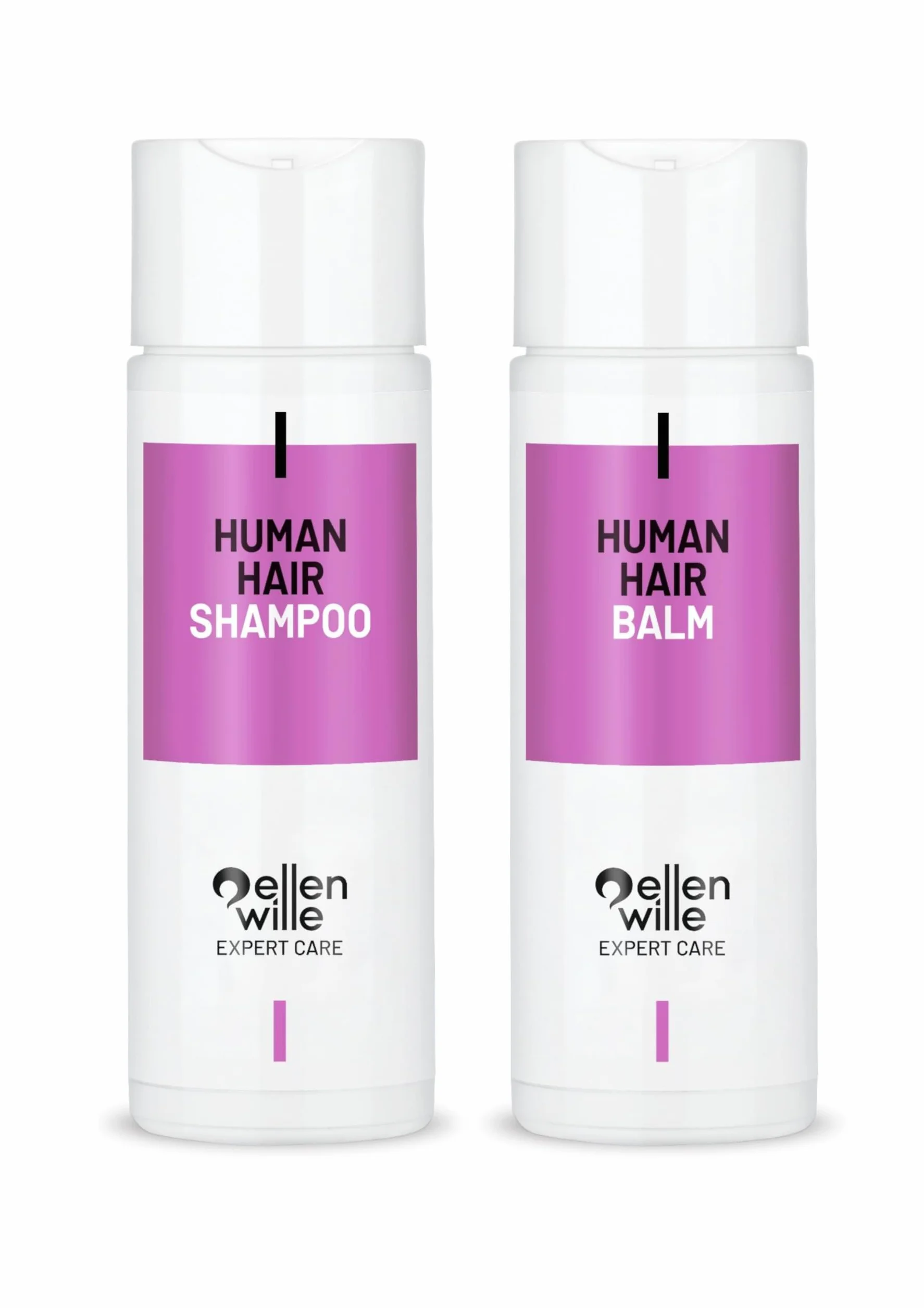 Ellen Wille PurePower zestaw szampon i balsam do peruk z prawdziwych włosów