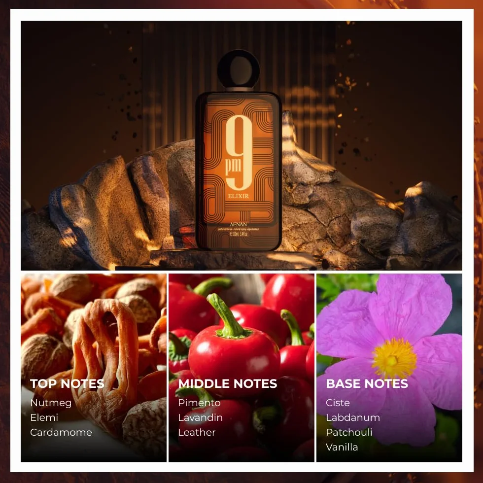 Afnan 9 PM Elixir Ekstrakt perfum 100 ml