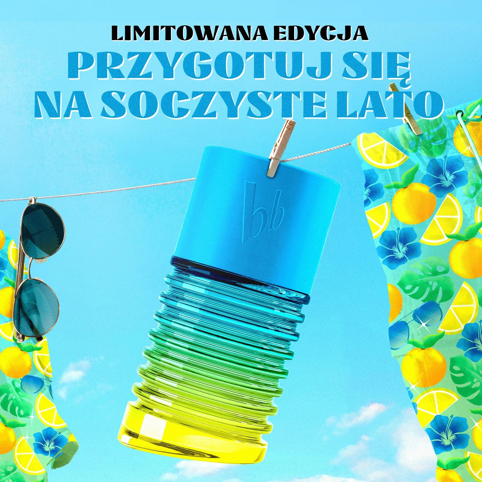 bruno banani Man Summer Limited Edition męska woda toaletowa o owocowym zapachu fougère, 50 ml