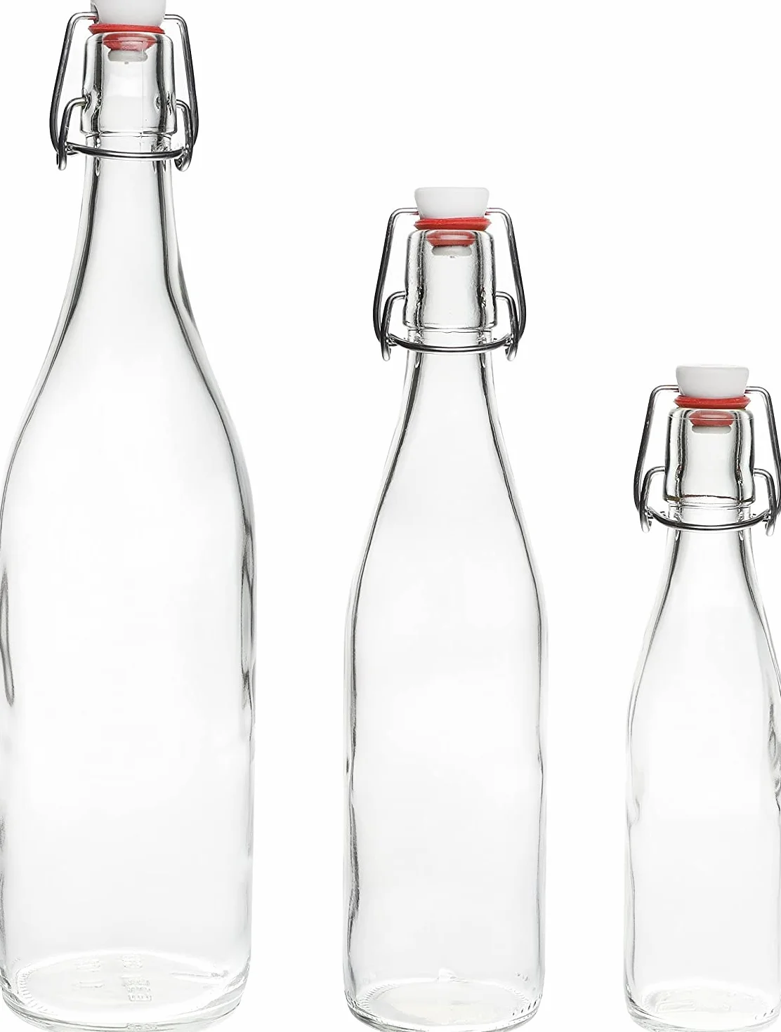 12 sztuk 250 ml butelek z pałąkiem, szklane butelki z zamknięciem pałąkowym, zamknięcie pałąkowe, wino, nr 200 ml