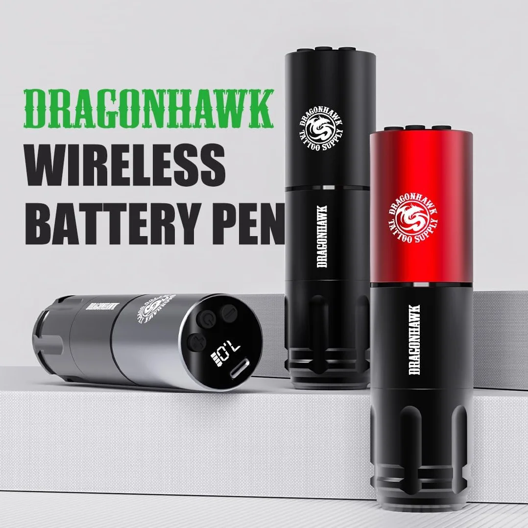 Extreme Tattoo Maszyna Kitowa Dragonhawk A Line A1 Rotary Pen Gun Kompletny Set Opony I Nadelki dla Rozpoczątkarzy