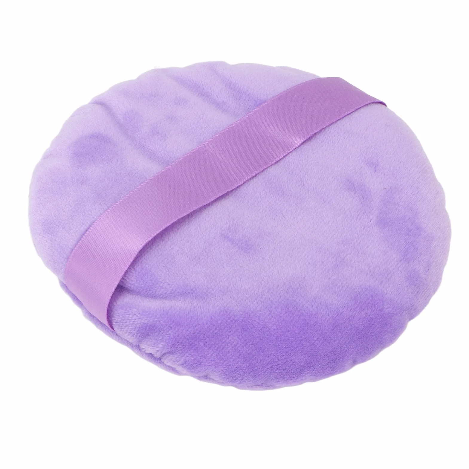 Puder do Pudru, NadająCy Się do Prania MięKki Puch łabęDzi Ultra duży OkrąGły Puder Sypki do PodkłAdu w PłYnie, Kremu, Pudru, Korektora, Stosowania na Mokro i na Sucho (Fioletowy)