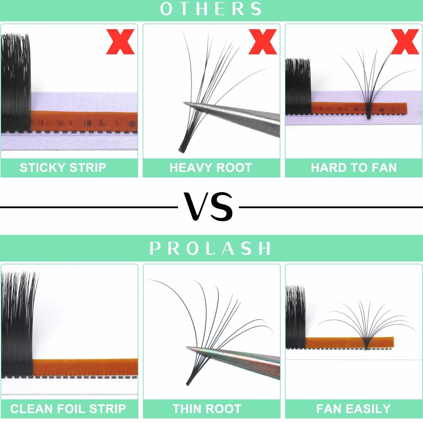 Easy Fan Lashes DD-0.07-13, rzęsy wachlarzowe do metody objętościowej, skręt C, D, przedłużenie rzęs, 8-15 mm, objętościowe rzęsy (DD-0.07,13 mm)