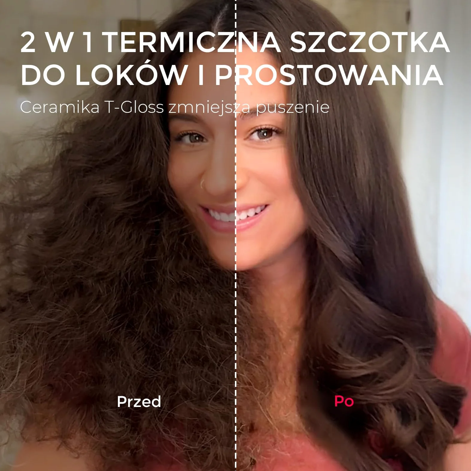 TYMO Stylux Szczotka Termiczna 43 mm do Tworzenia Naturalnych Loków