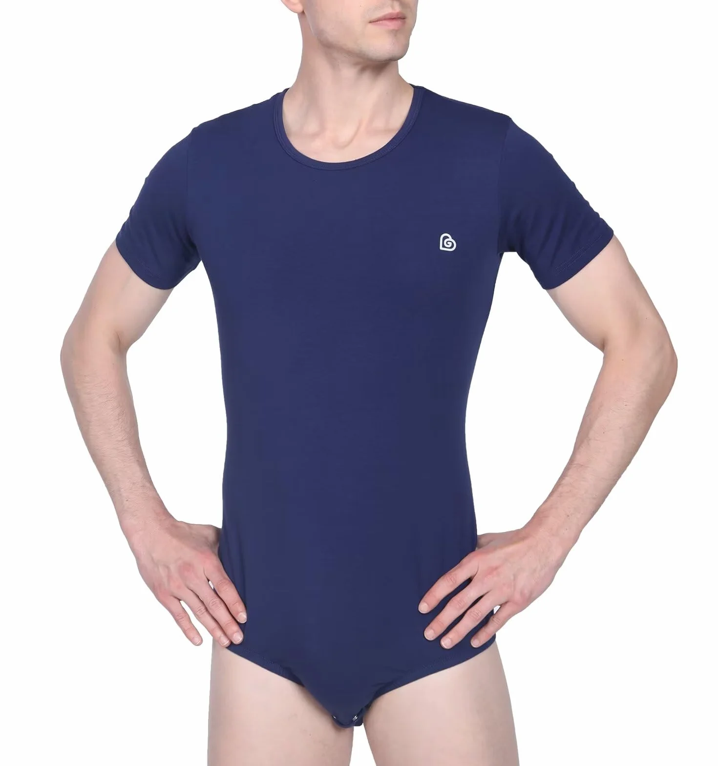 Landofgenie Mężczyźni Krótki Rękaw Romper Onesie Piżama Bodysuit One Piece Rompers