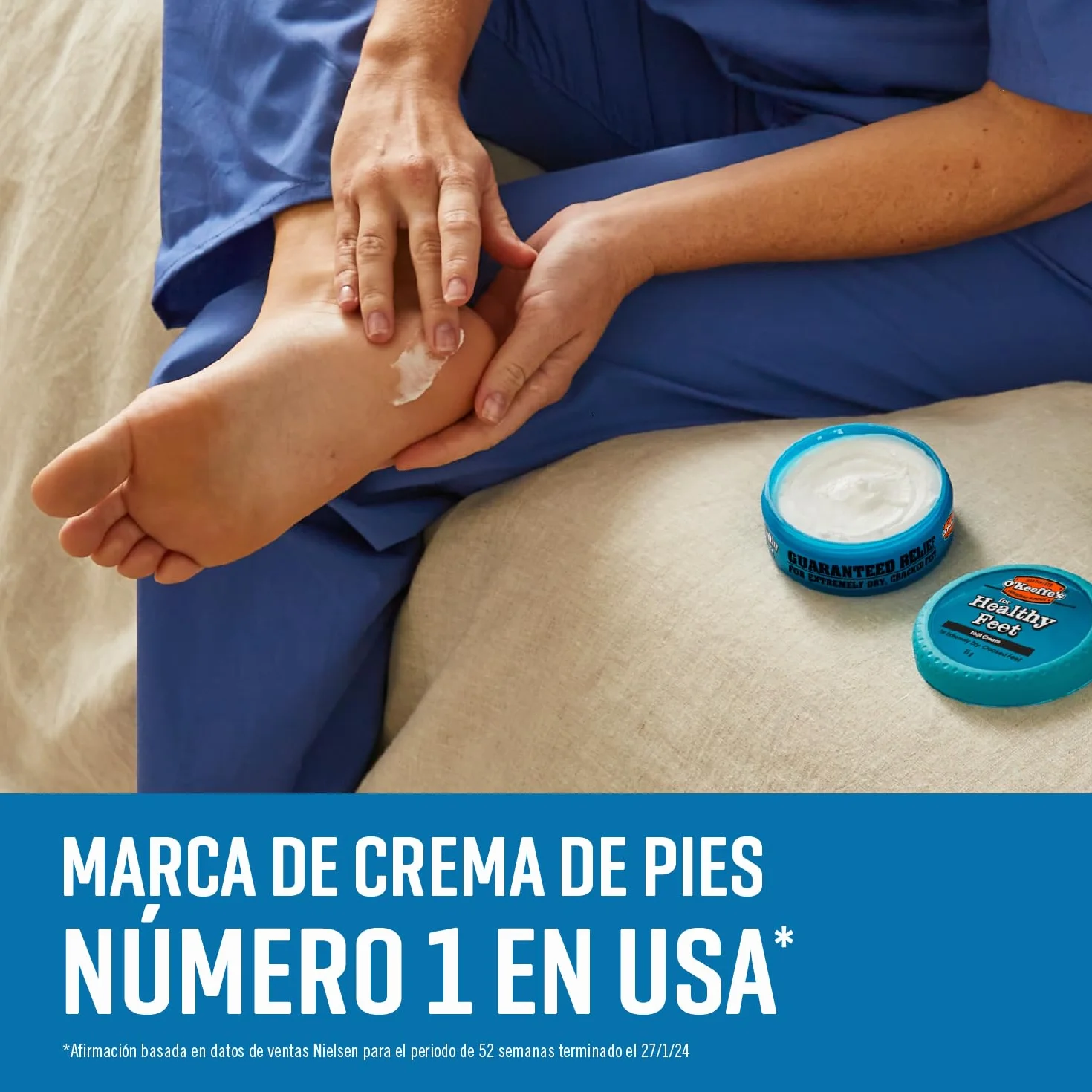 O'Keeffe's Healthy Feet krem do suchych i popękanych stóp, 2 szt. - 2 x 91 g
