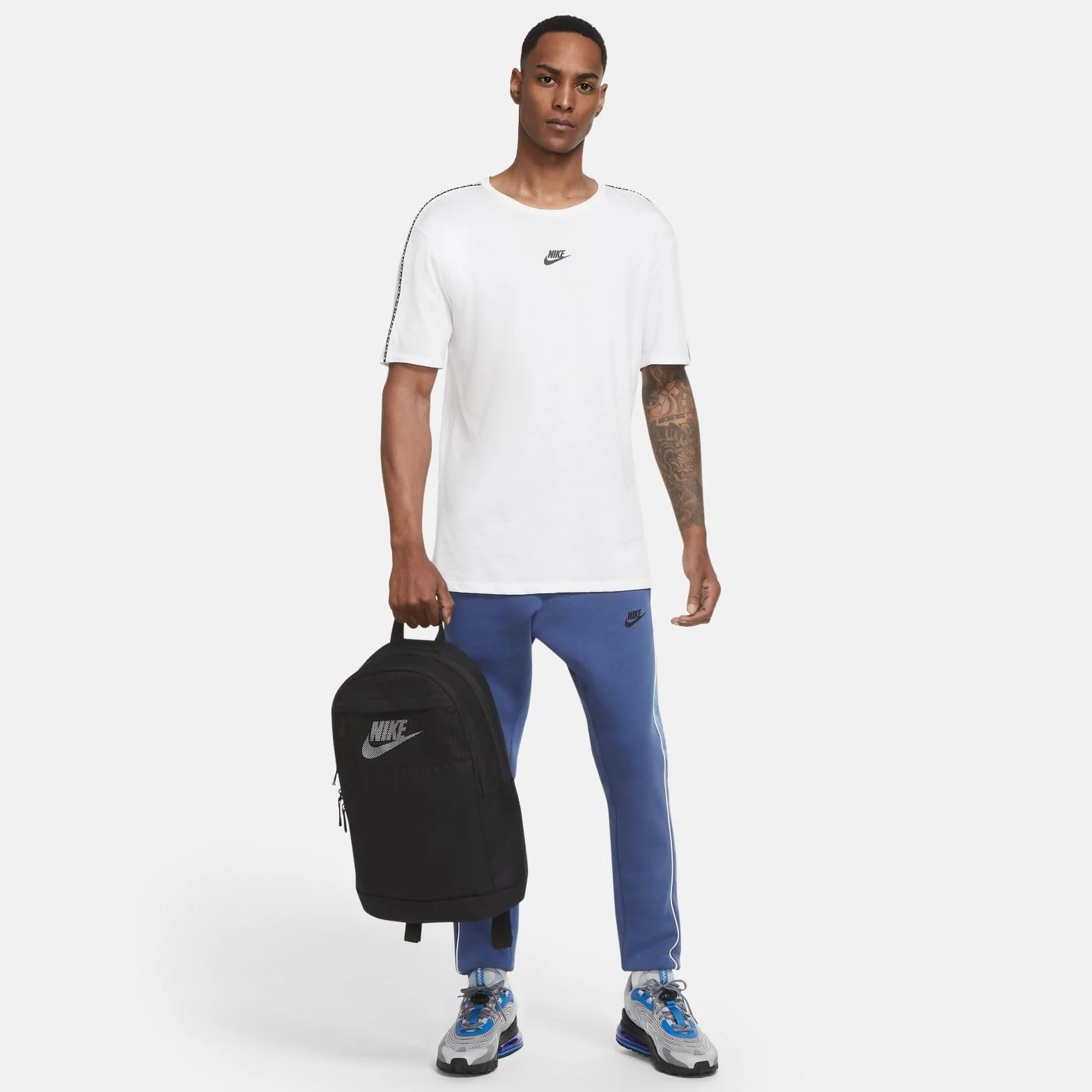 NIKE Plecak unisex Elemental (opakowanie 1), czarny/biały, Misc, podstawowy/aktywny, Czarny/Biały, Misc, Podstawowy/aktywny