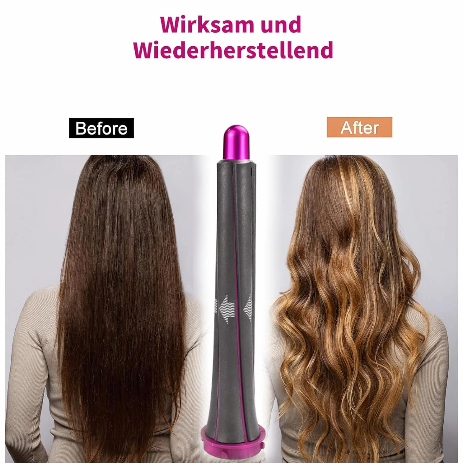 1 para nakładek do loków o długości 20 mm do Airwrap Styler HS05 HS01, nakładka do loków Dyson, profesjonalne lokówki do włosów dla objętości i kształtu