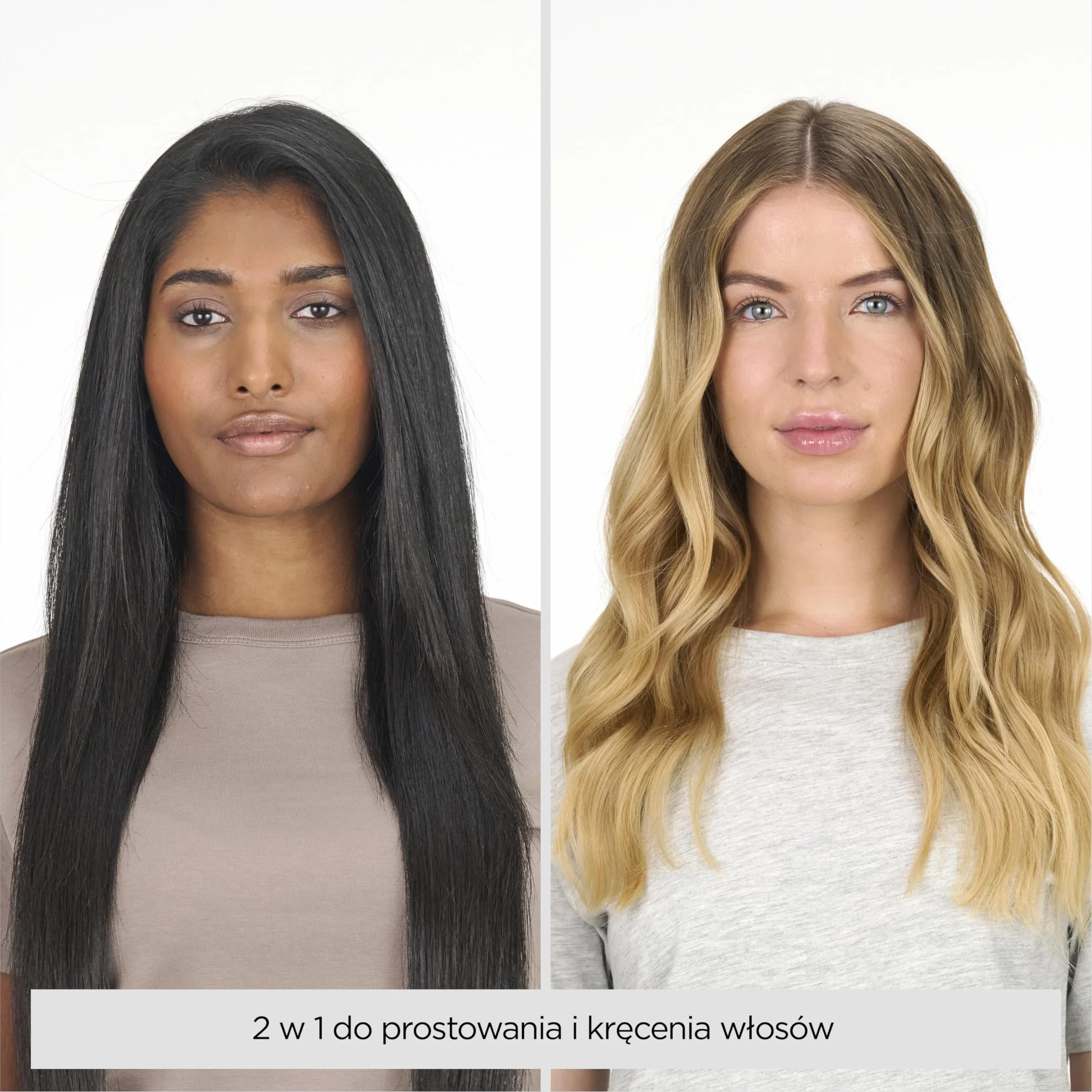 Prostownica BaByliss Straight And Curl Brilliance - wygładzające płytki tytanowe, jonizacja, szybkie nagrzewanie w 15s, zakrzywiona metalowa konstrukcja, 5 ustawień temperatury do 235°C, ST482E