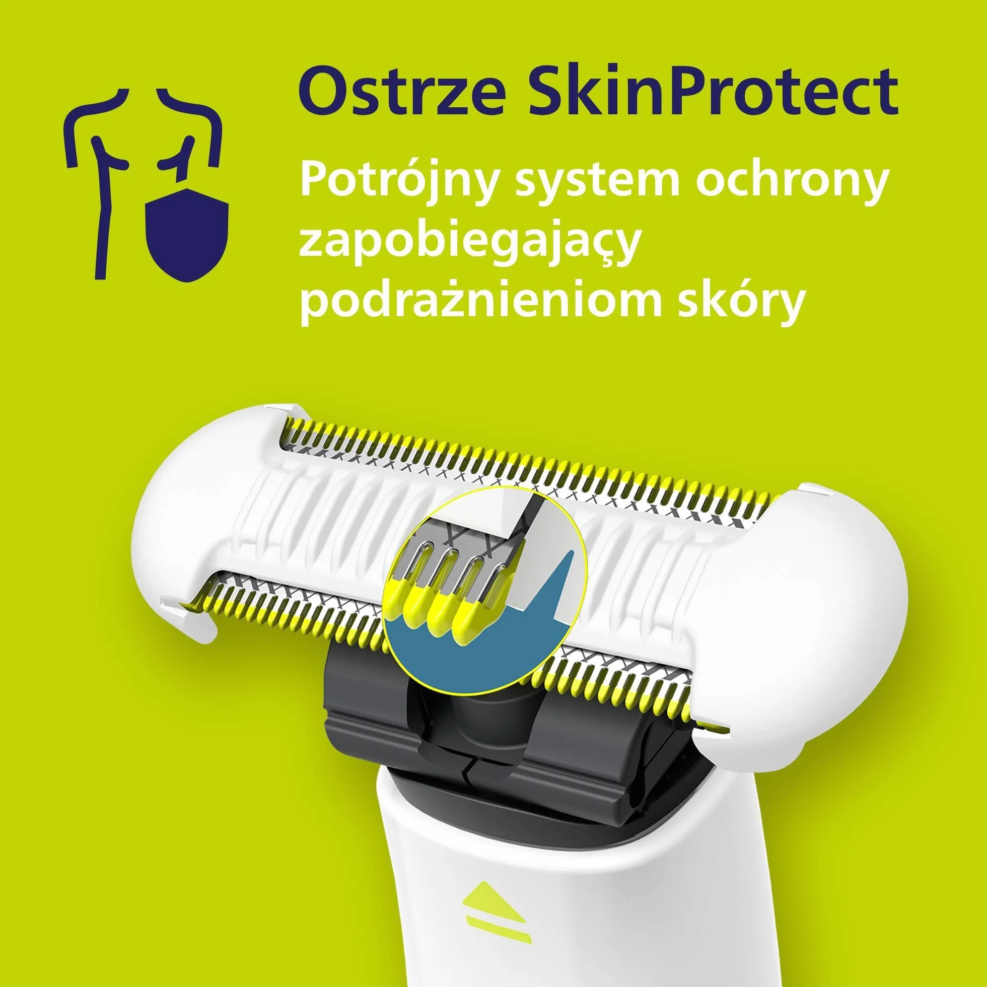 Philips Oneblade Intimate Golarka QP1924/30 do Okolic Intymnych z Ochroną Skóry