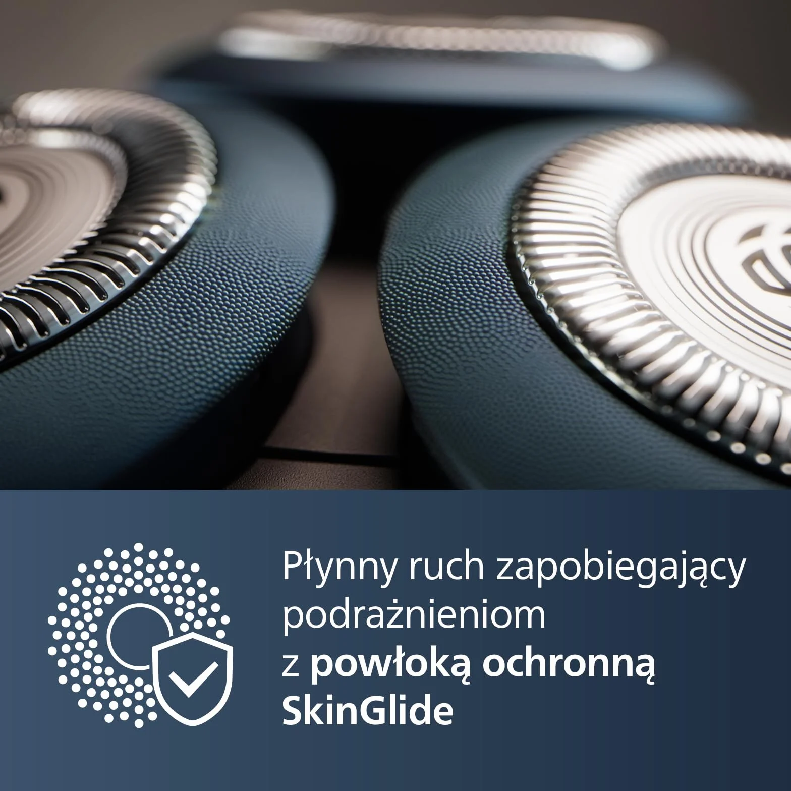 Philips Golarka Elektryczna z Serii 5000X, Golenie na Mokro i Sucho, Technologia Skin Protect, Elastyczna Głowica 360, 1 godz. Ładowania/5 min., Quick Charge, P-Cap, Srebrny, Model X5004/00