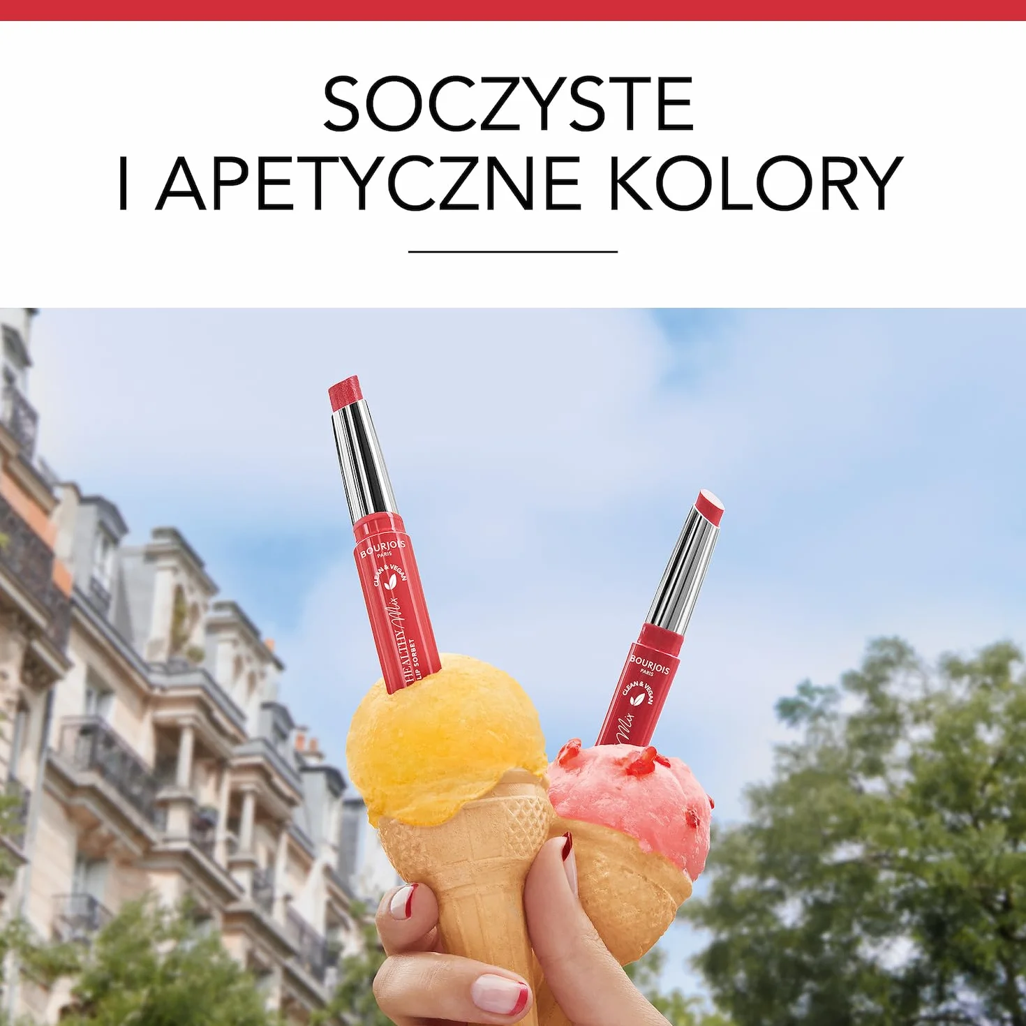 Bourjois Healthy Mix Clean Lip Sorbet wegańska, nawilżająca pomadka do ust nr 06 - Peanude Butter