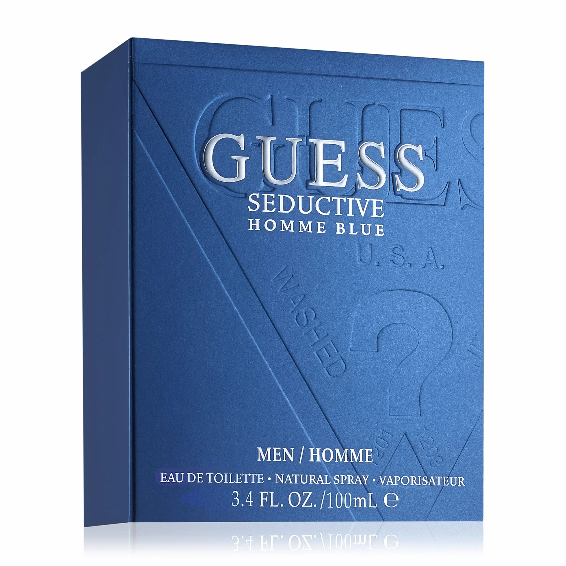 GUESS Seductive Blue, woda toaletowa dla mężczyzn, orientalno-drzewny zapach, świeży i pikantny, długotrwały